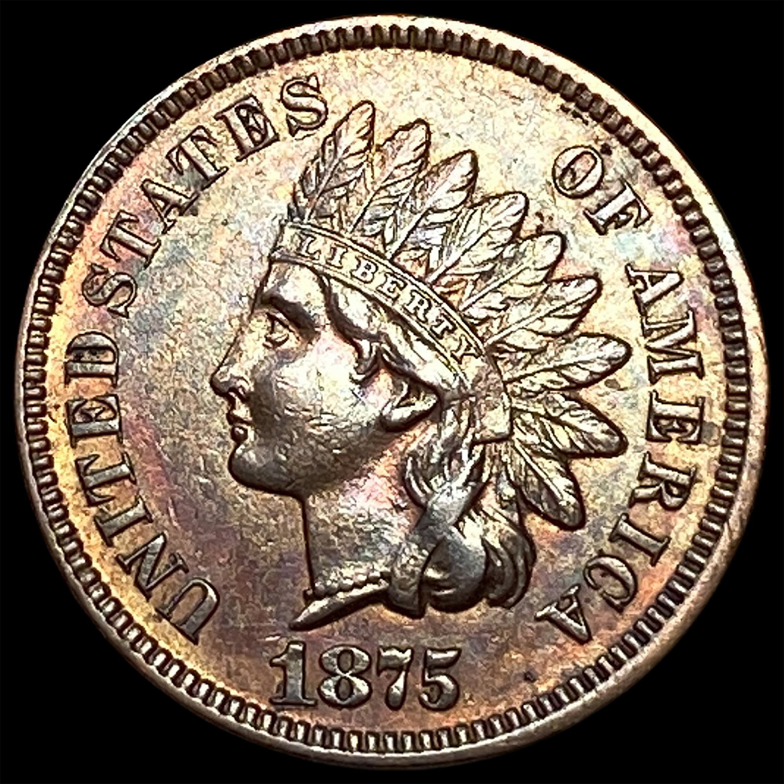 1875 Indian Head Cent UNCIRCULATED (1 of 2)