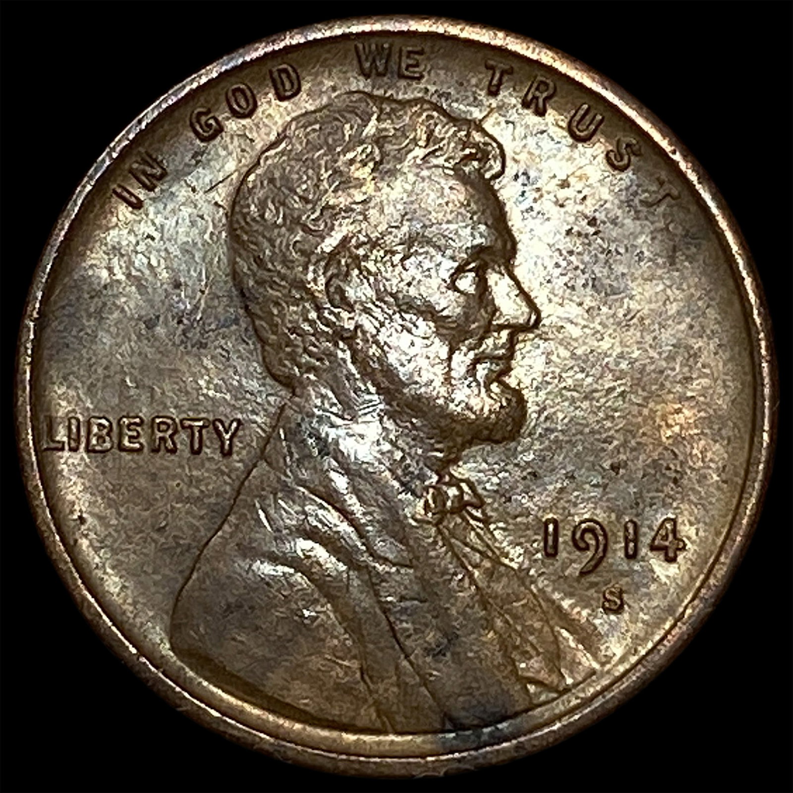 1914-S Lincoln Wheat Cent CHOICE BU (1 of 2)