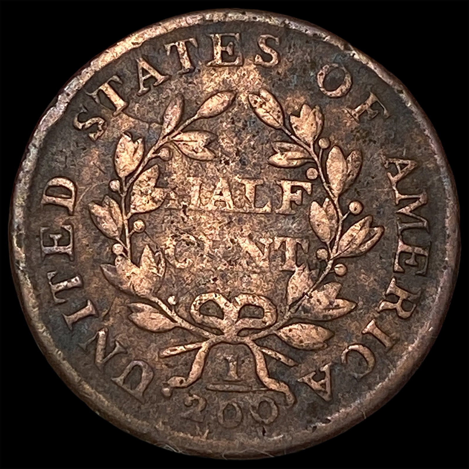 1803 Draped Bust Half Cent NICELY CIRCULATED - 2