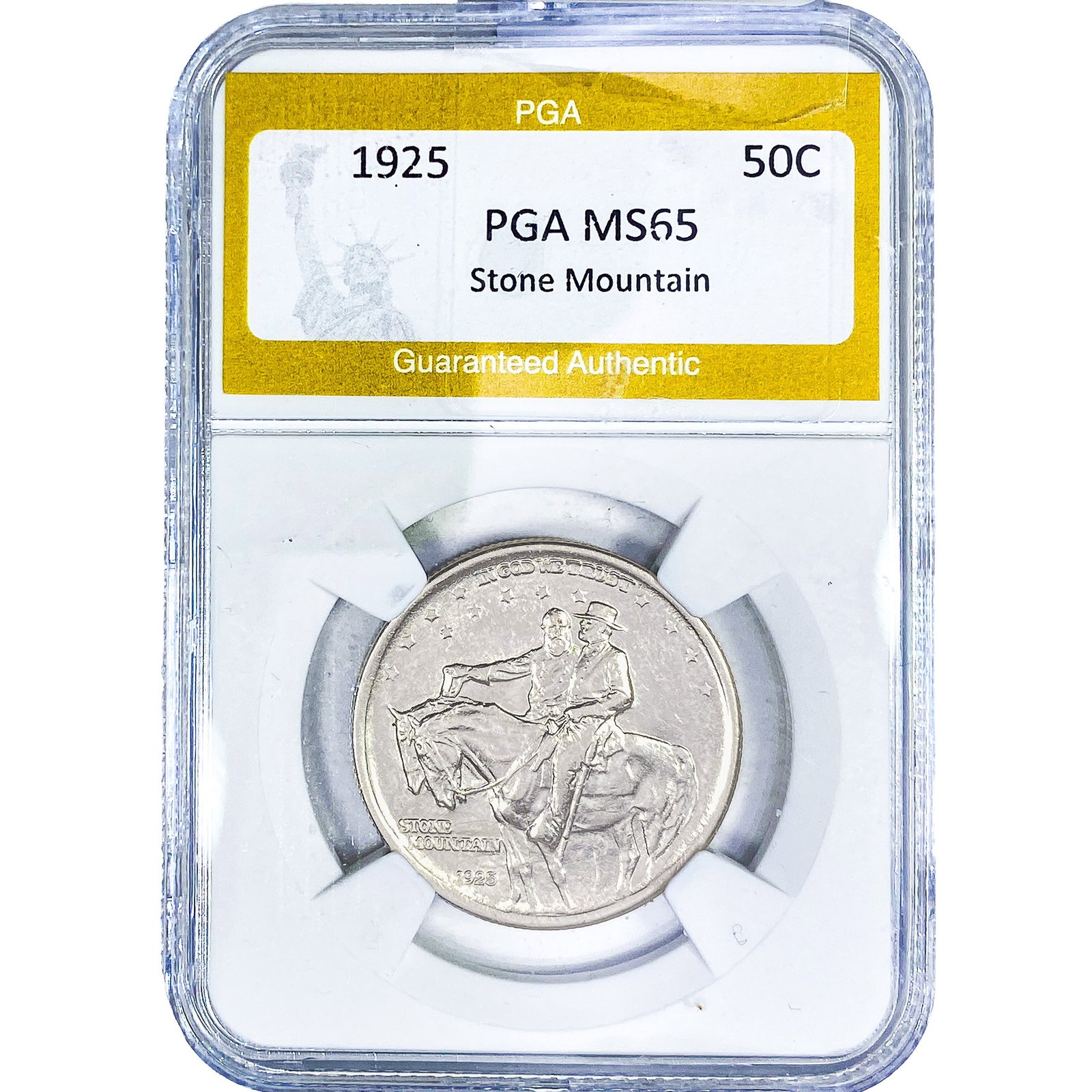 1925 Stone Mountain Half Dollar PGA MS65 (1 of 2)
