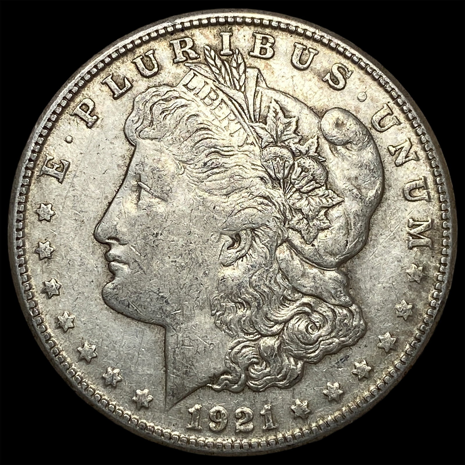 1921-S Silver Morgan Dollar NEARLY UNCIRCULATED: 1921-S Silver Morgan Dollar NEARLY UNCIRCULATED