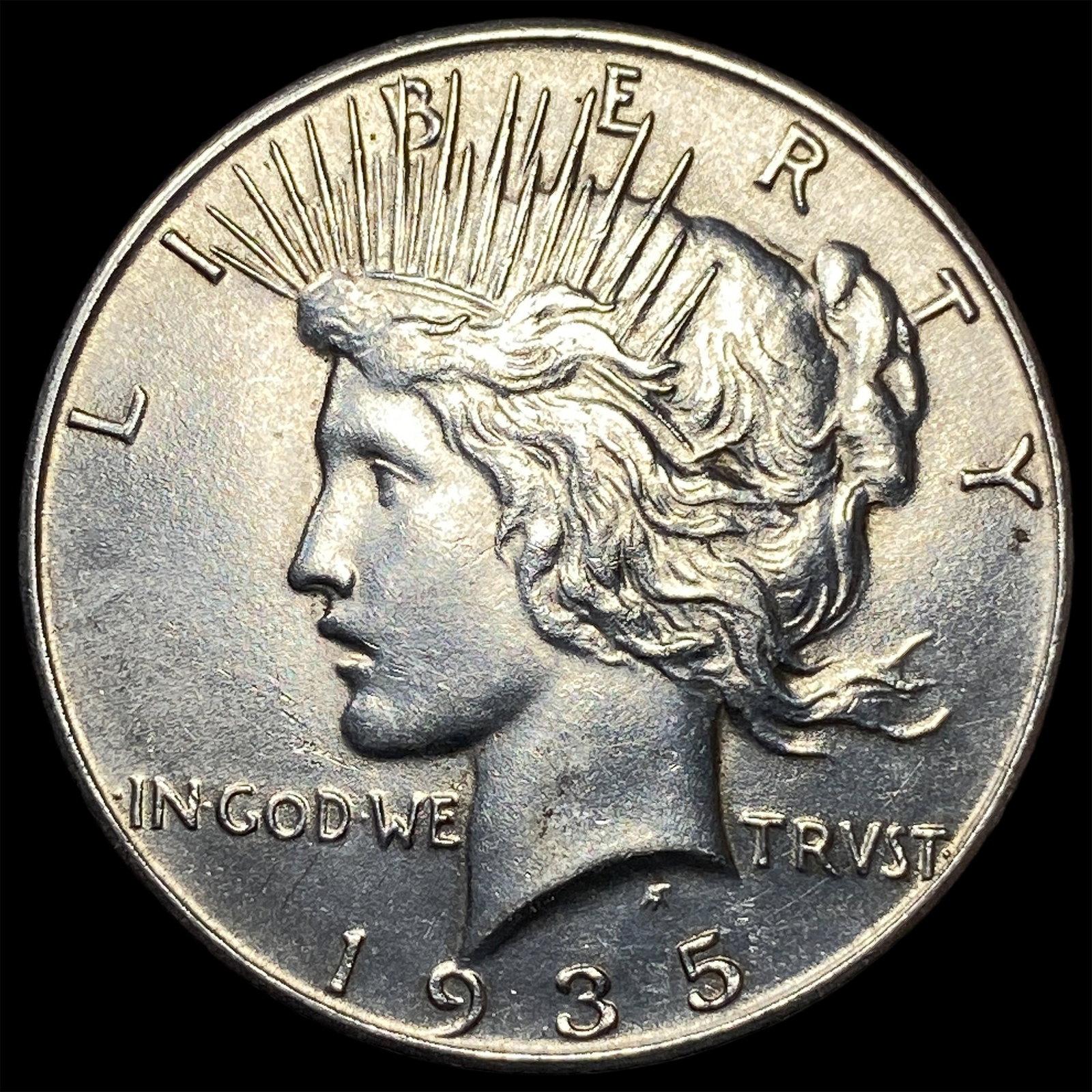 1935 Silver Peace Dollar CHOICE AU: 1935 Silver Peace Dollar CHOICE AU