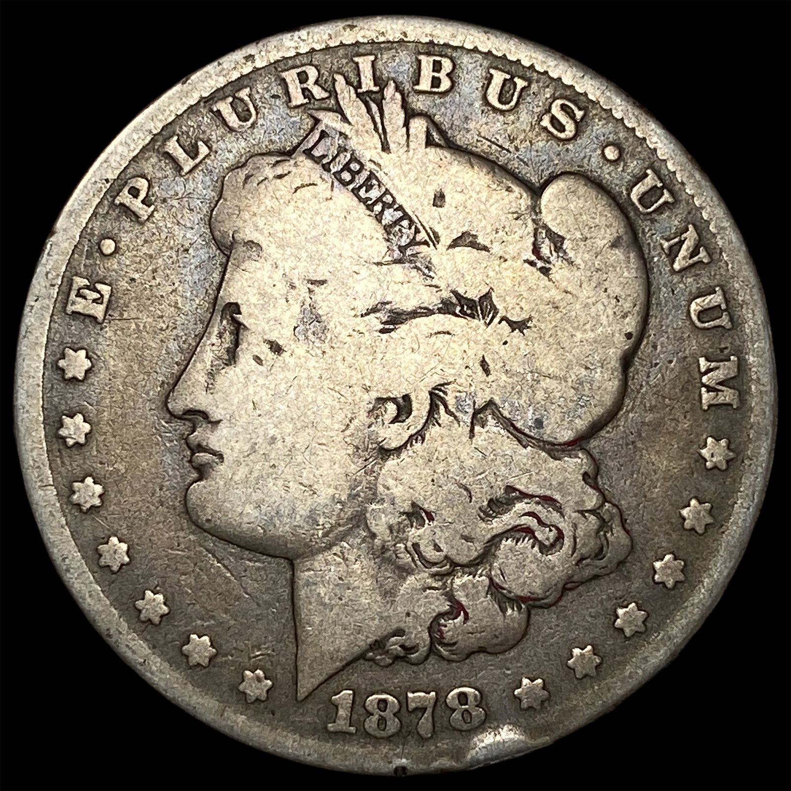 1878-S Silver Morgan Dollar NICELY CIRCULATED: 1878-S Silver Morgan Dollar NICELY CIRCULATED