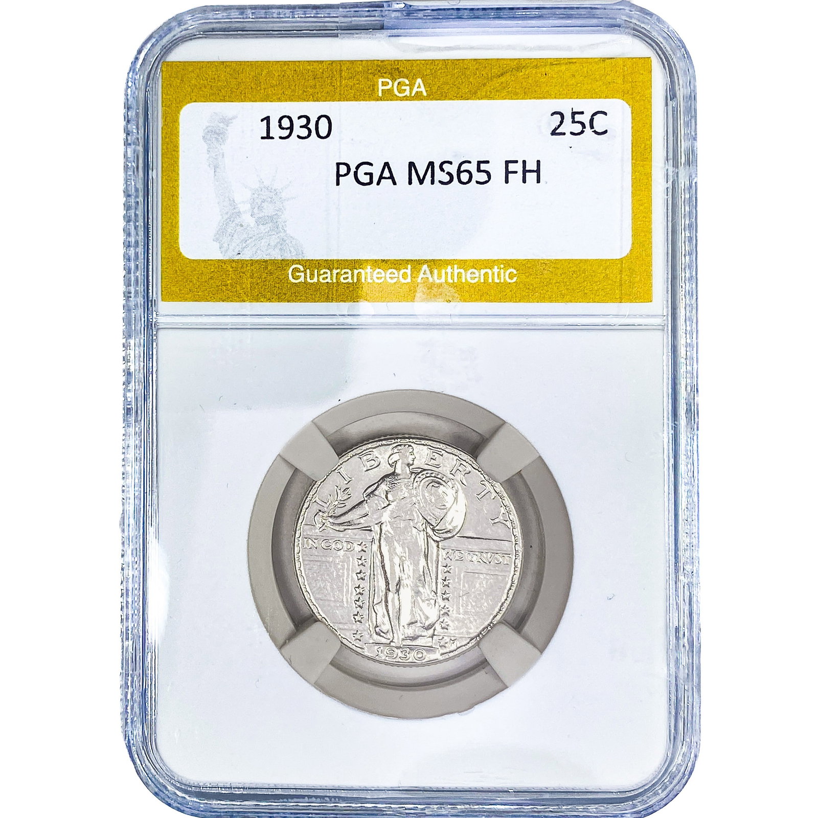 1930 Standing Liberty Quarter PGA MS65 FH (1 of 2)