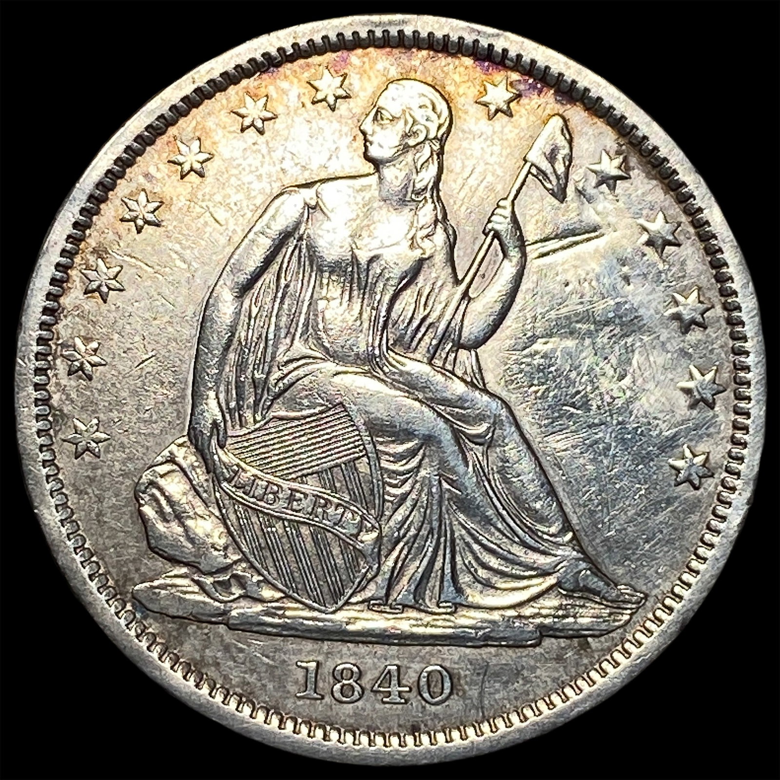 1840 Seated Liberty Half Dollar HIGH GRADE (1 of 2)