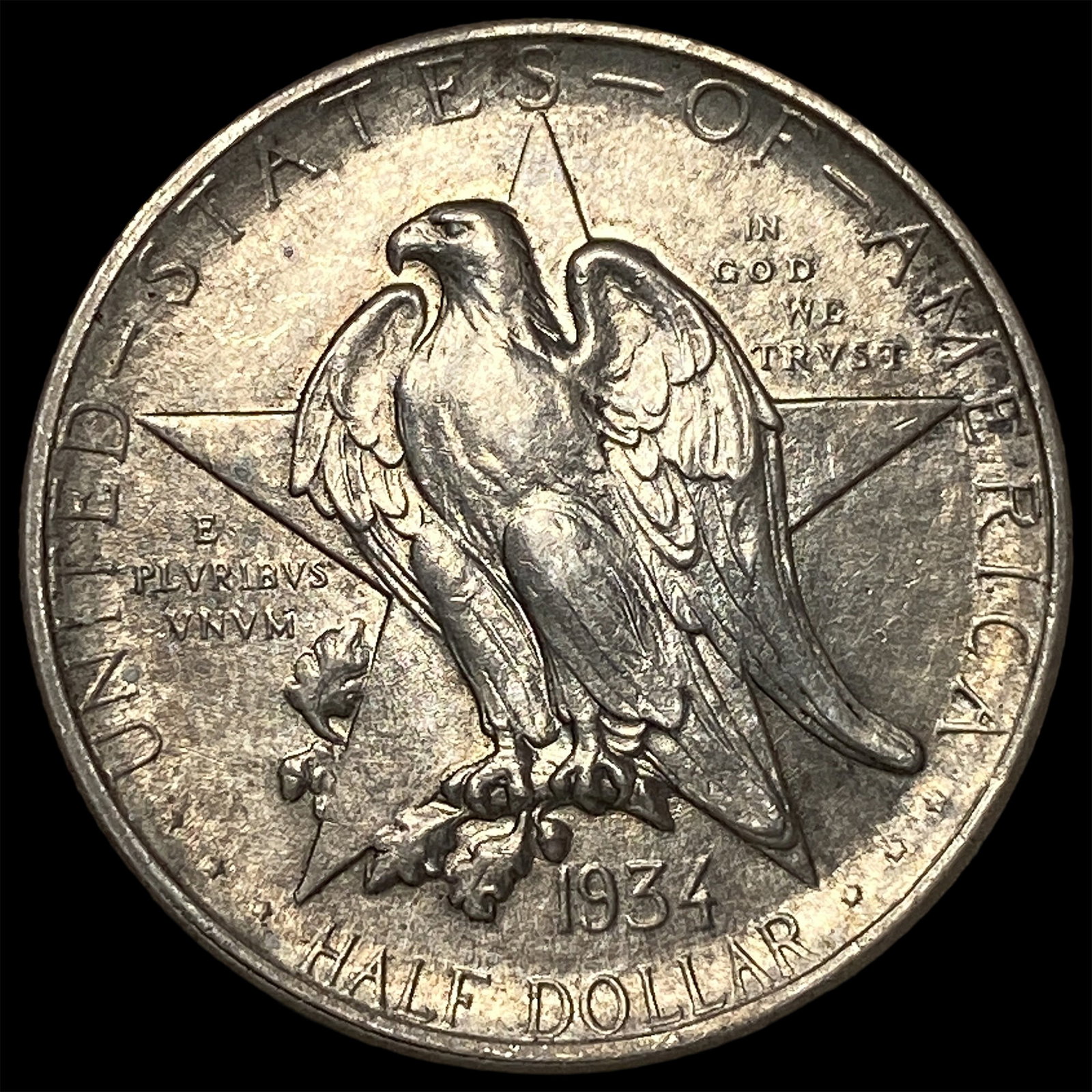 1934 Silver Texas Independence Centennial Half Dollar UNCIRCULATED (1 of 2)