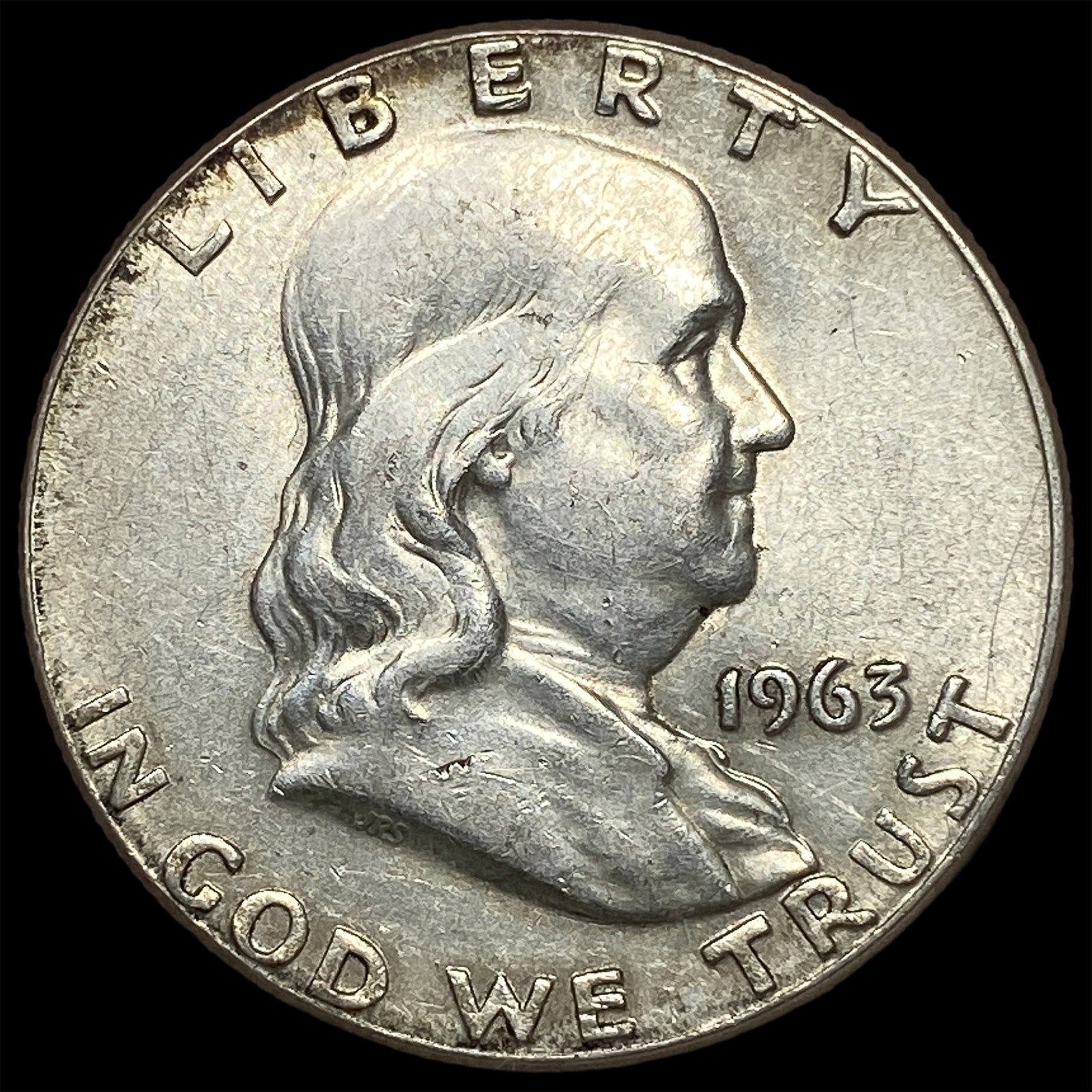 1963 Franklin Silver Half Dollar UNCIRCULATED: 1963 Franklin Silver Half Dollar UNCIRCULATED