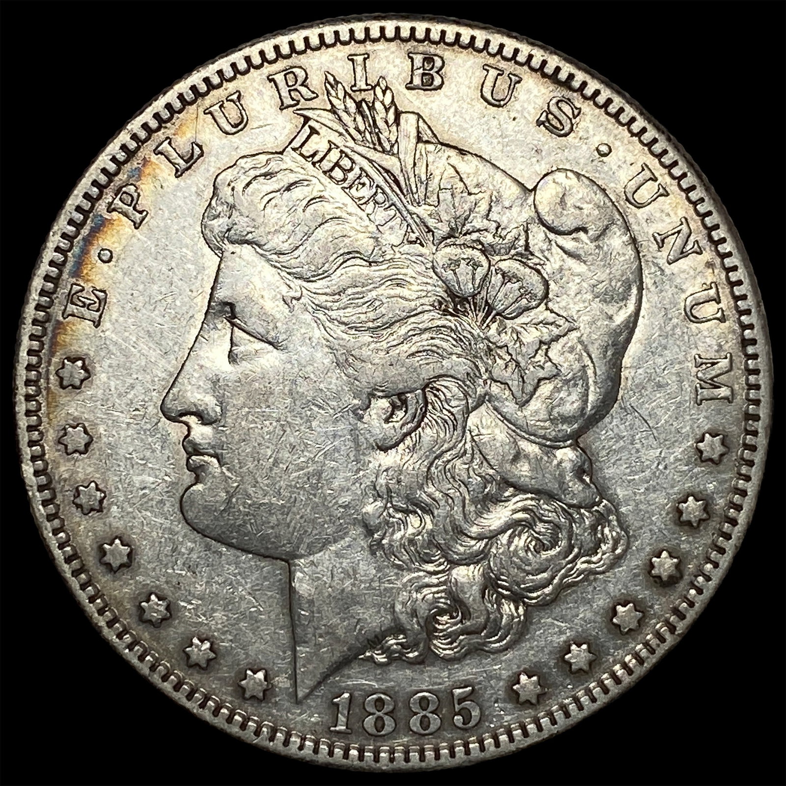 1885-S Silver Morgan Dollar NEARLY UNCIRCULATED: 1885-S Silver Morgan Dollar NEARLY UNCIRCULATED