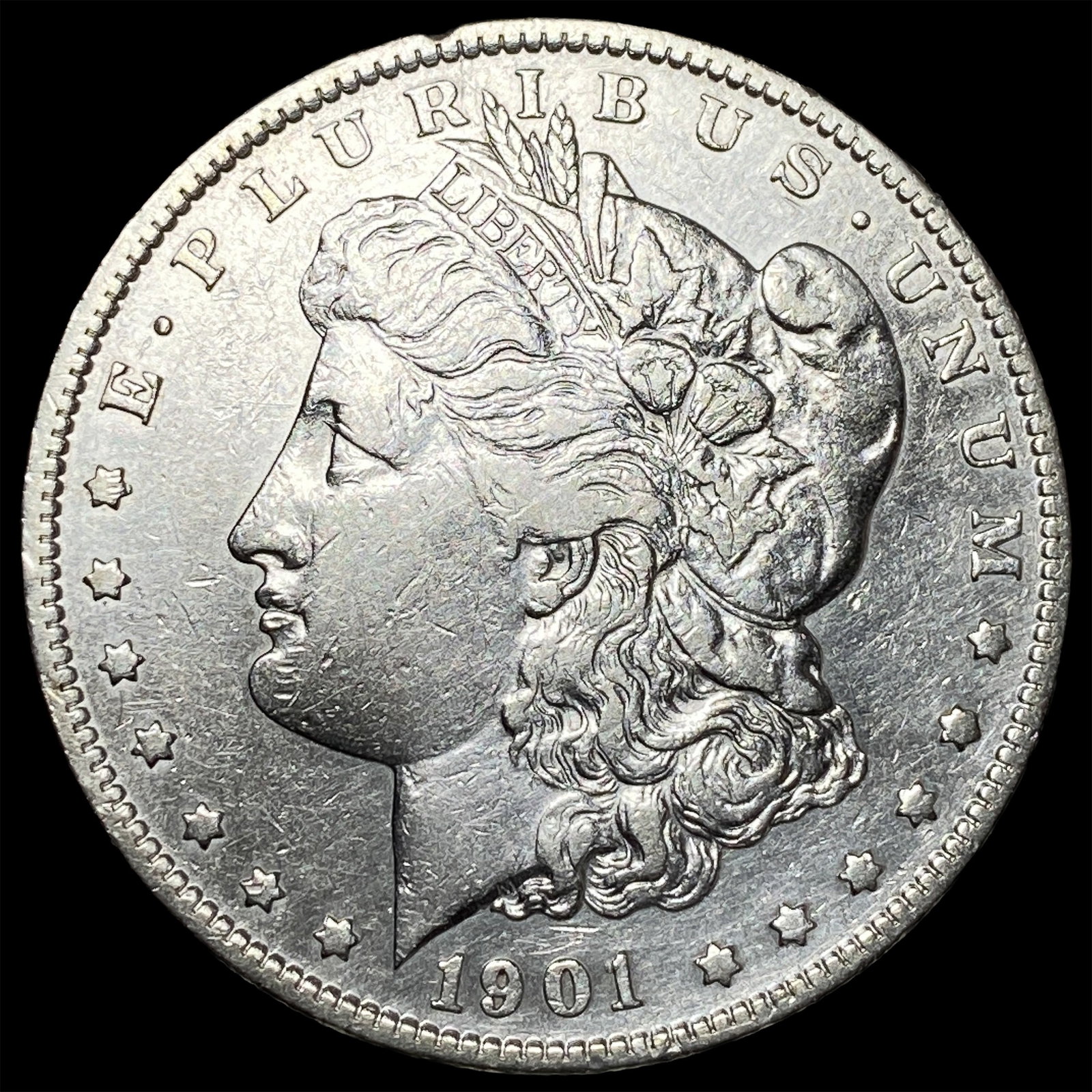 1901-S Silver Morgan Dollar CLOSELY UNCIRCULATED: 1901-S Silver Morgan Dollar CLOSELY UNCIRCULATED