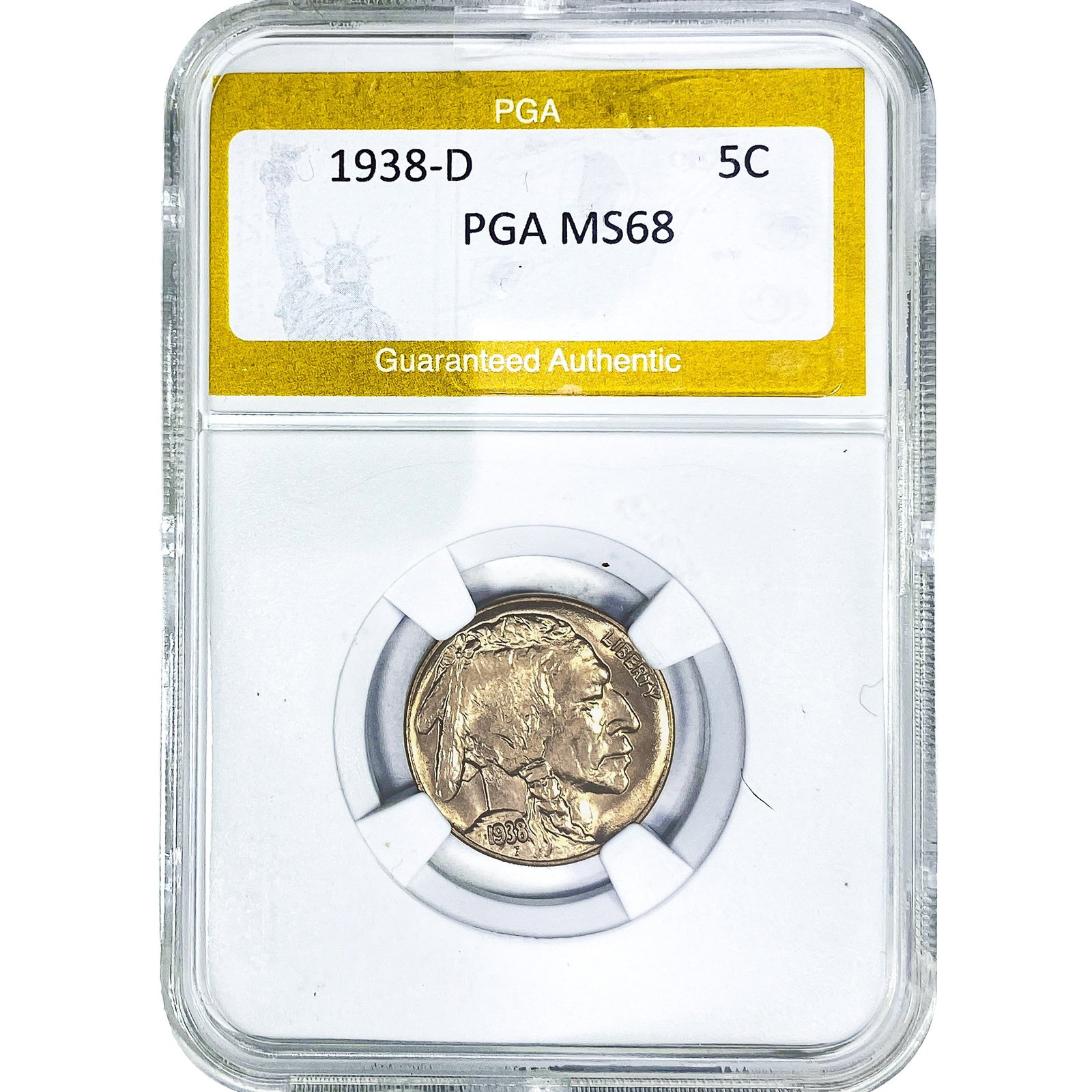 1938-D Buffalo Nickel PGA MS68 (1 of 2)