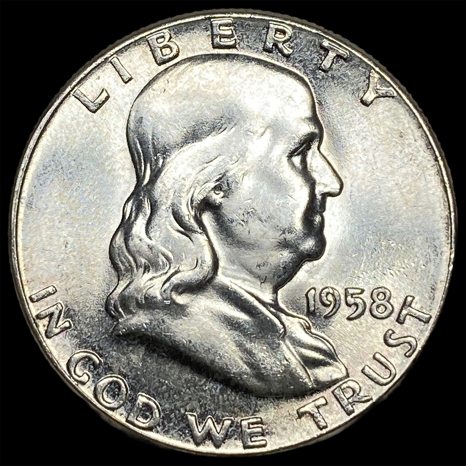 1958 Franklin Half Dollar GEM BU (1 of 2)