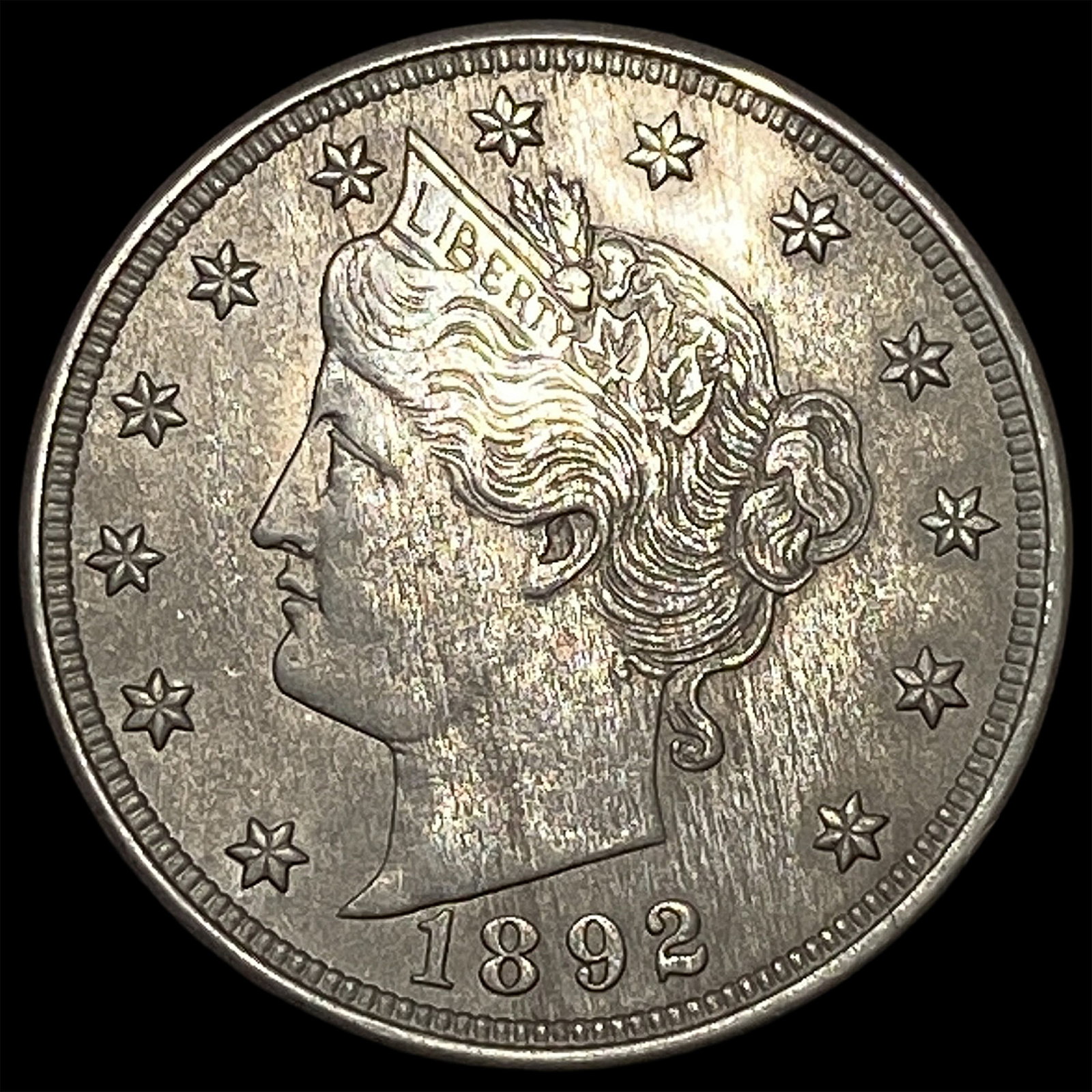 1892 Liberty Head Nickel CHOICE AU: 1892 Liberty Head Nickel CHOICE AU