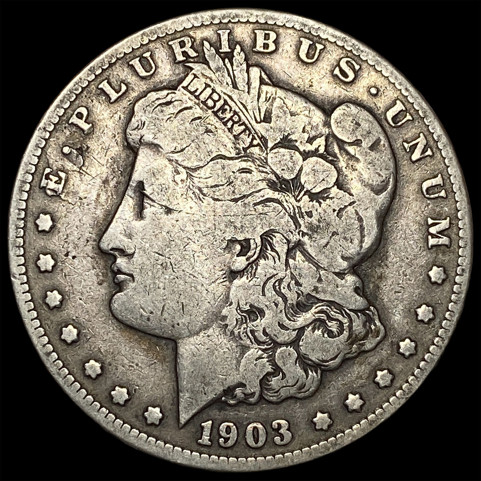 1903-S Silver Morgan Dollar LIGHTLY CIRCULATED: 1903-S Silver Morgan Dollar LIGHTLY CIRCULATED