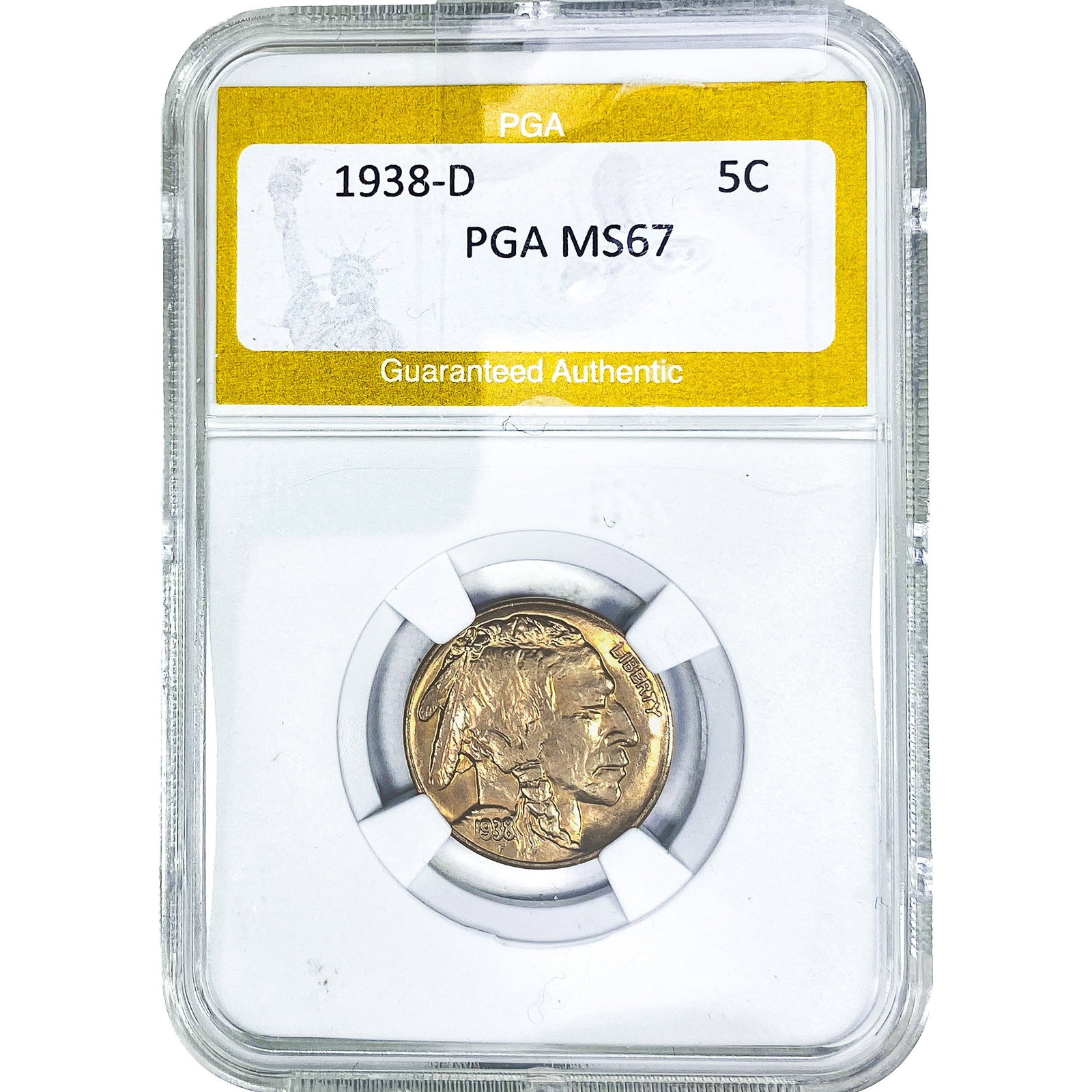 1938-D Buffalo Nickel PGA MS67 (1 of 2)