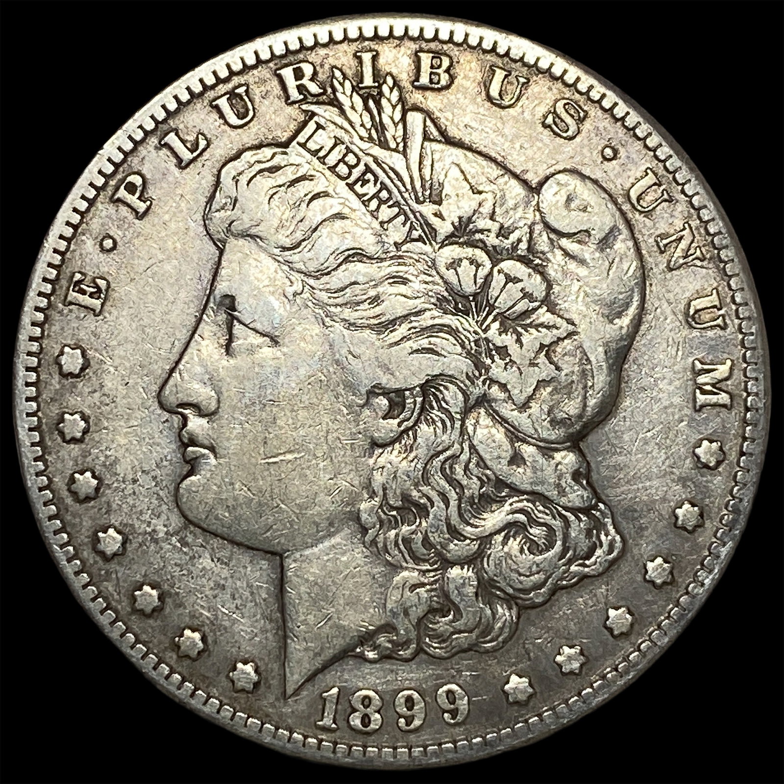 1899-S Silver Morgan Dollar NEARLY UNCIRCULATED: 1899-S Silver Morgan Dollar NEARLY UNCIRCULATED