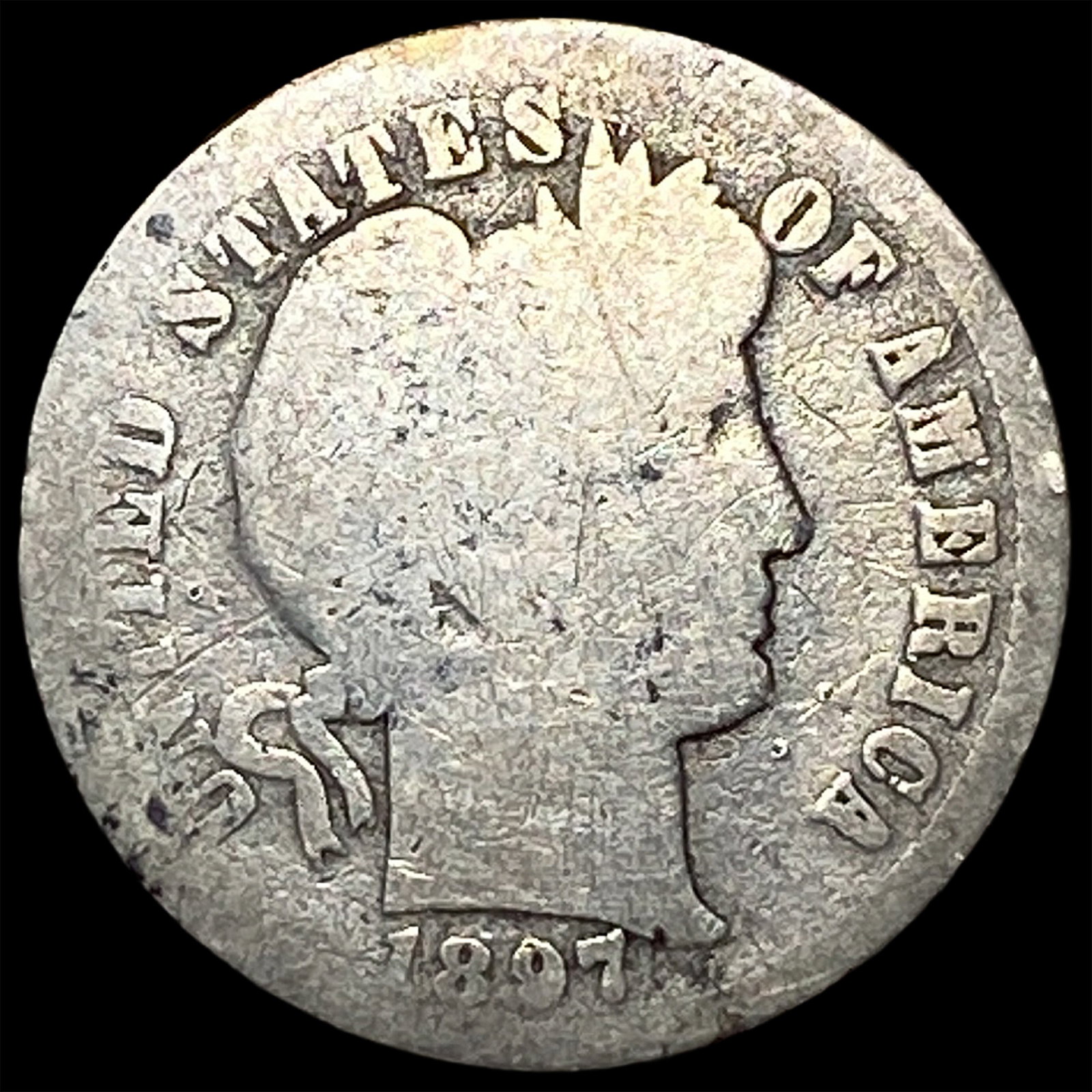 1897-O Barber Dime LIGHTLY CIRCULATED: 1897-O Barber Dime LIGHTLY CIRCULATED