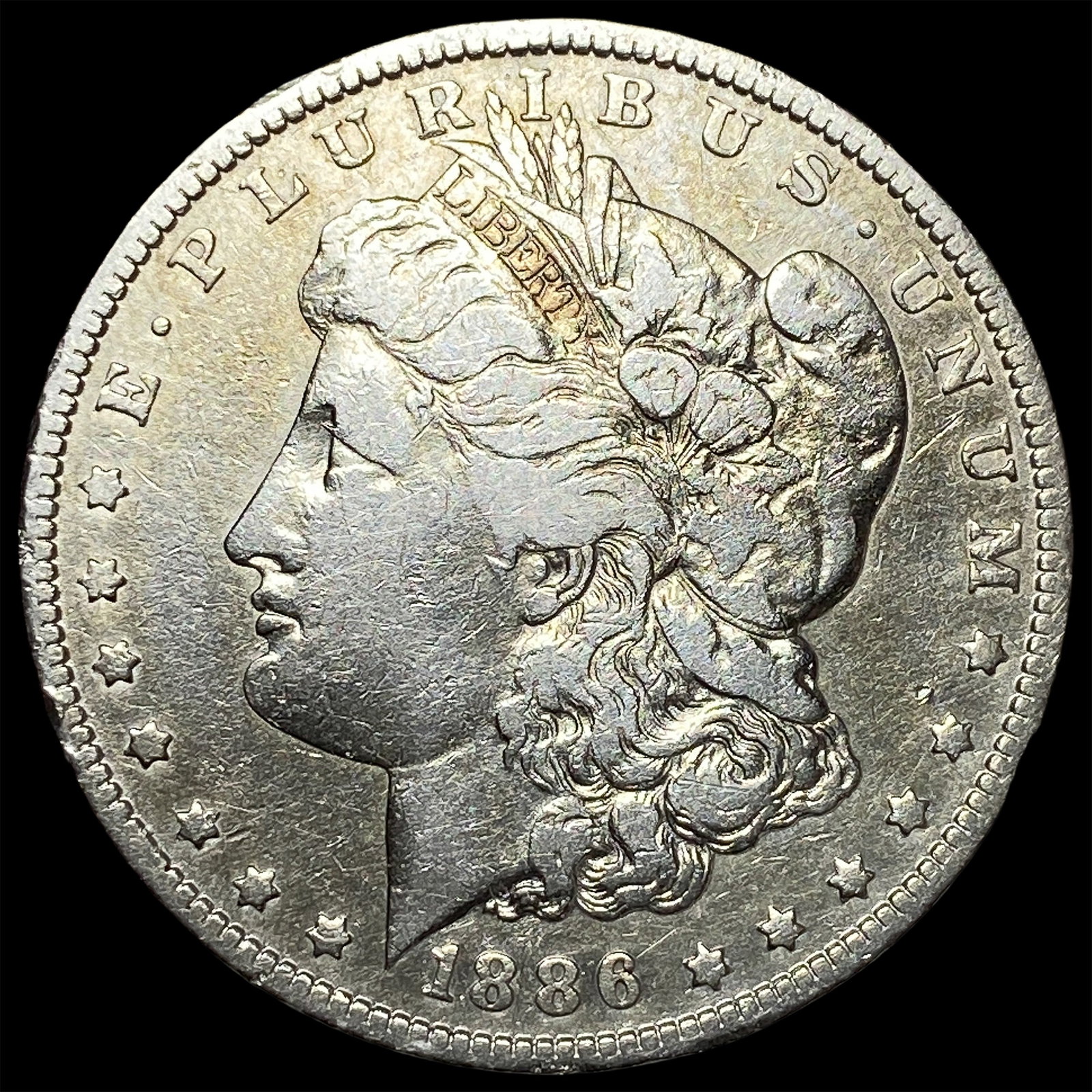 1886-S Silver Morgan Dollar LIGHTLY CIRCULATED: 1886-S Silver Morgan Dollar LIGHTLY CIRCULATED