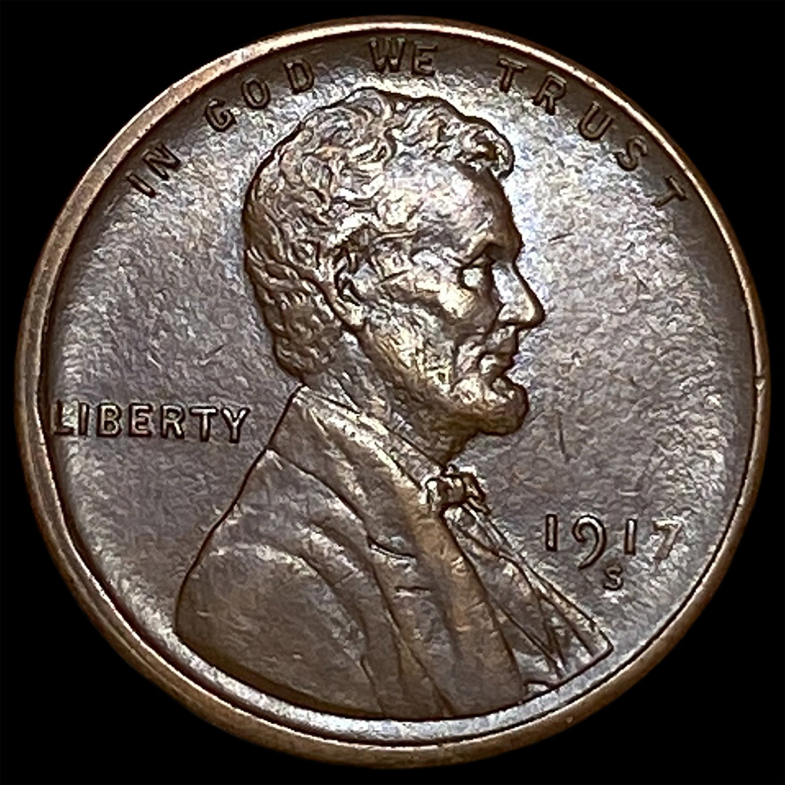 1917-S Lincoln Wheat Cent UNCIRCULATED: 1917-S Lincoln Wheat Cent UNCIRCULATED