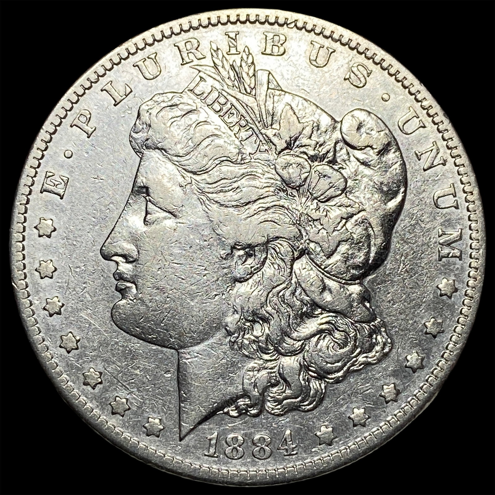 1884-S Silver Morgan Dollar CLOSELY UNCIRCULATED (1 of 2)