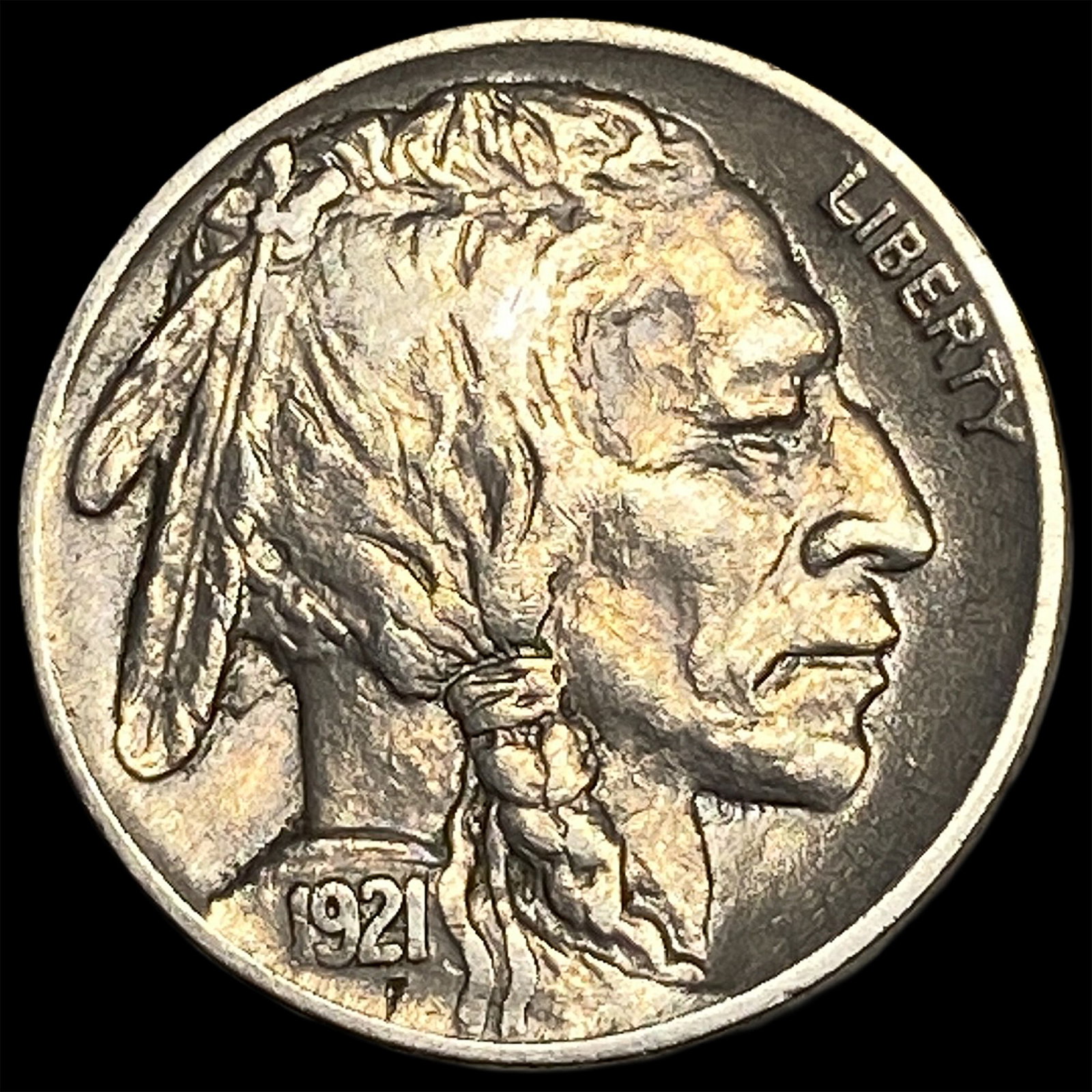 1921 Buffalo Nickel CLOSELY UNCIRCULATED (1 of 2)