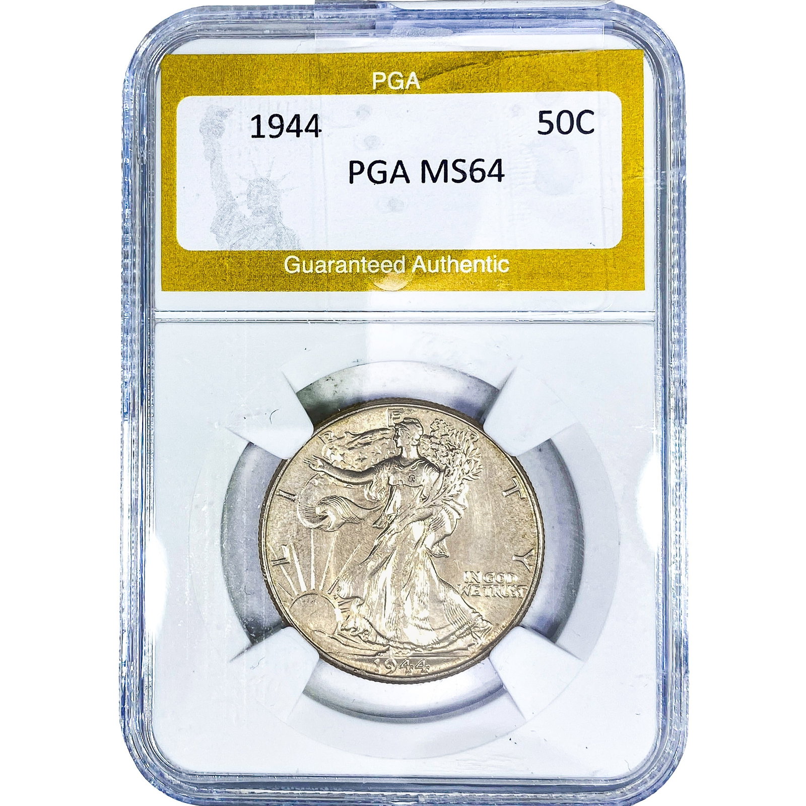 1944 Walking Liberty Half Dollar PGA MS64 (1 of 2)