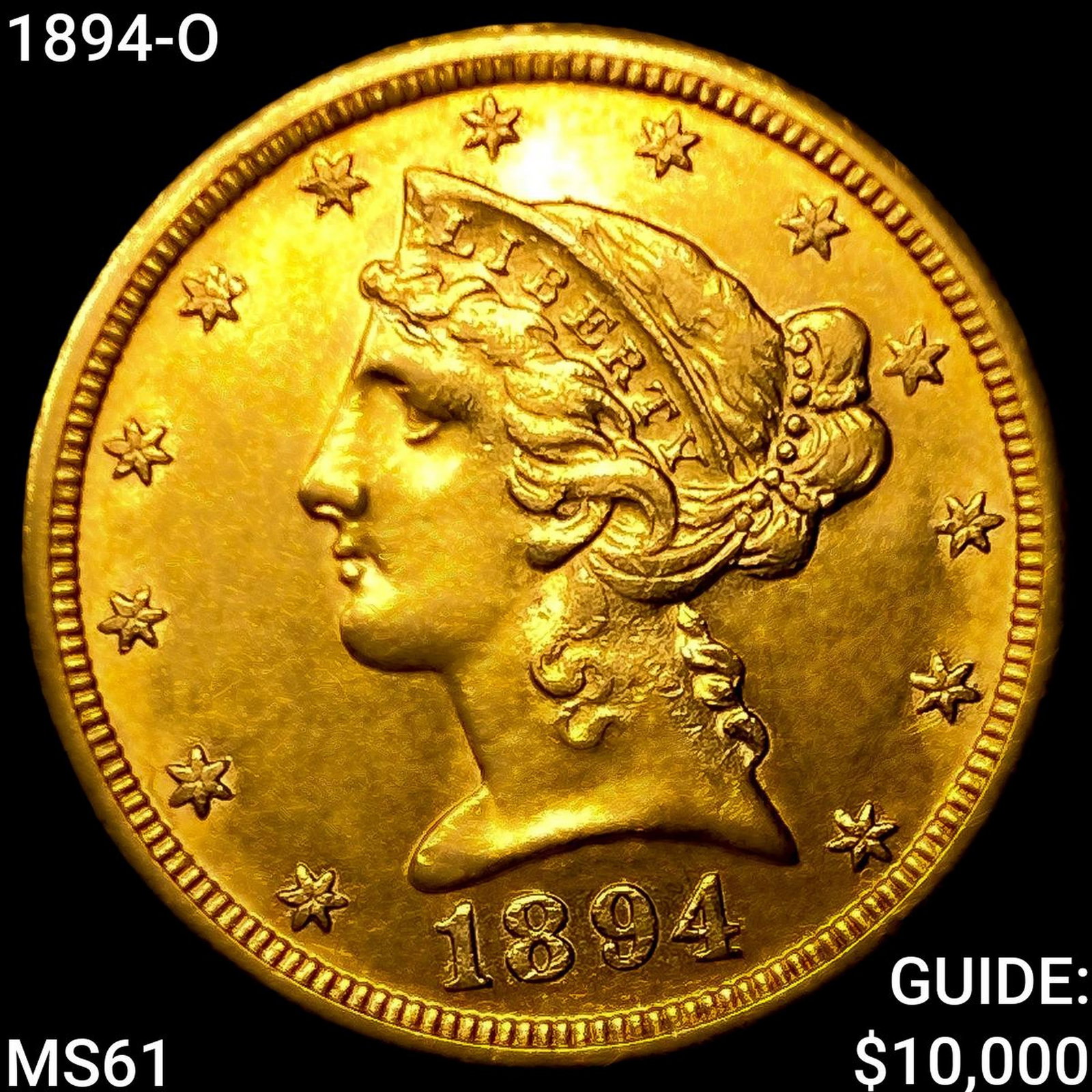 1894-O $5 Gold Half Eagle (1 of 2)
