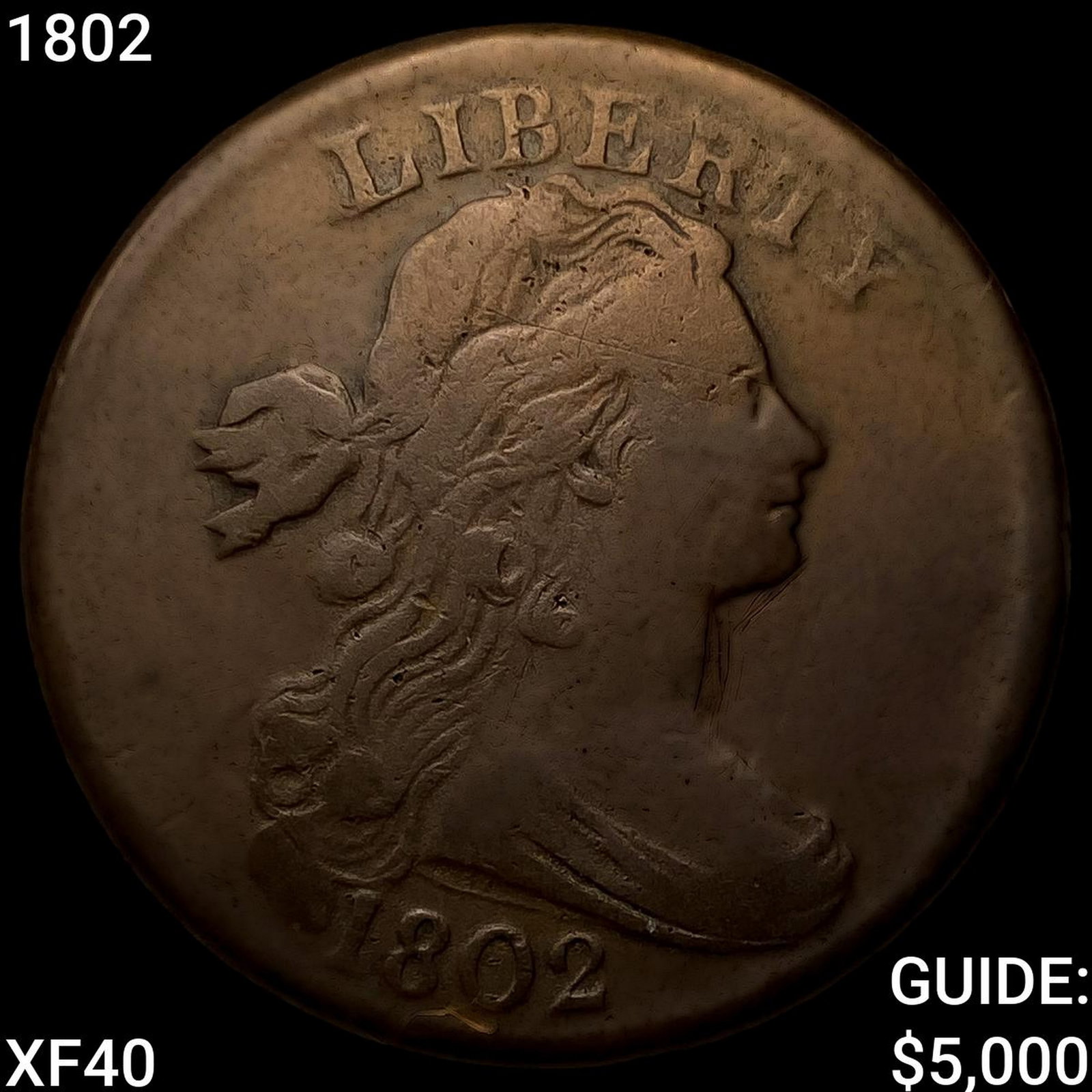 1802 Draped Bust Large Cent (1 of 2)