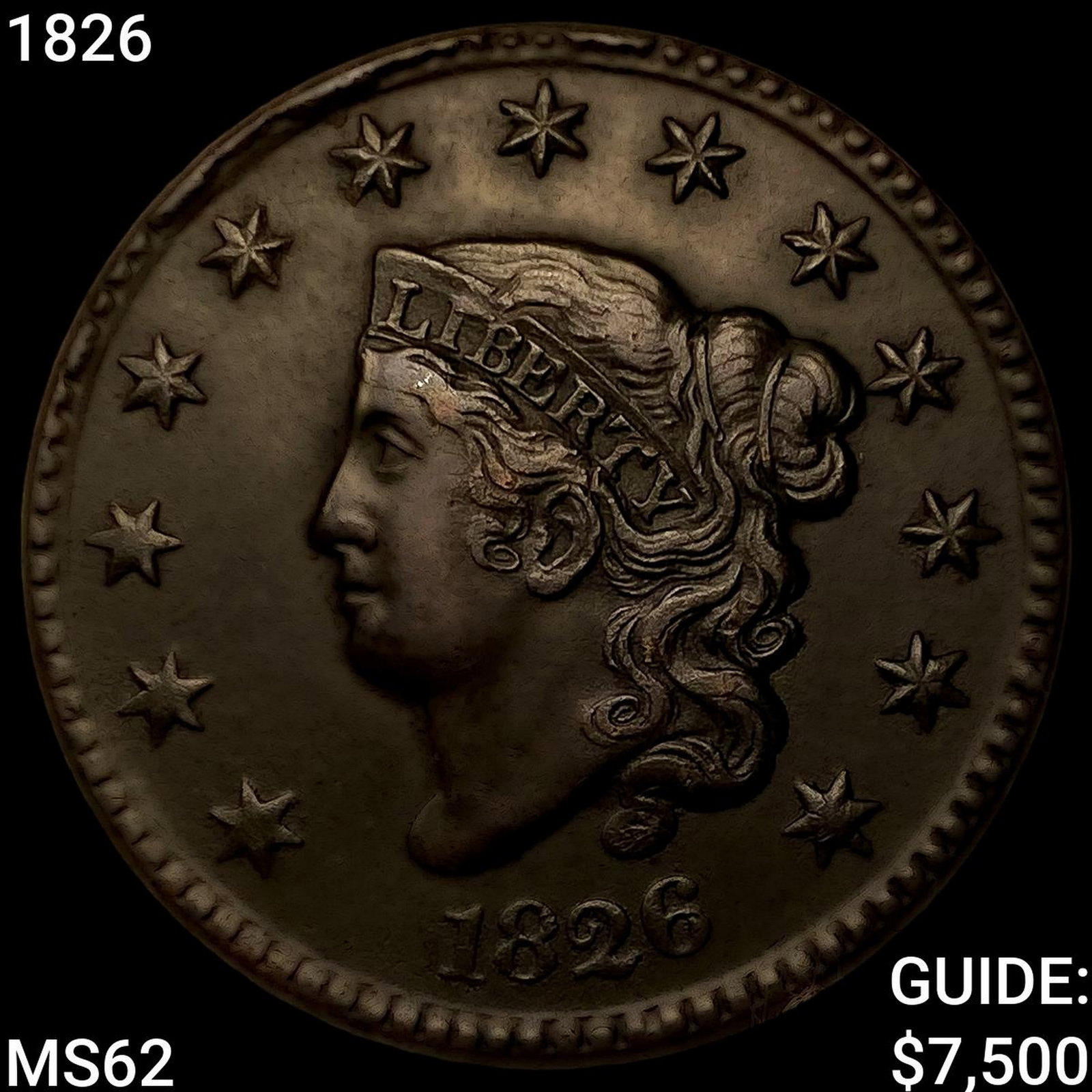 1826 Coronet Head Large Cent (1 of 2)
