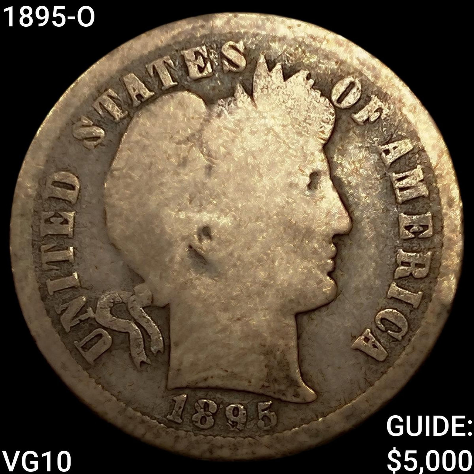 1895-O Barber Dime (1 of 2)