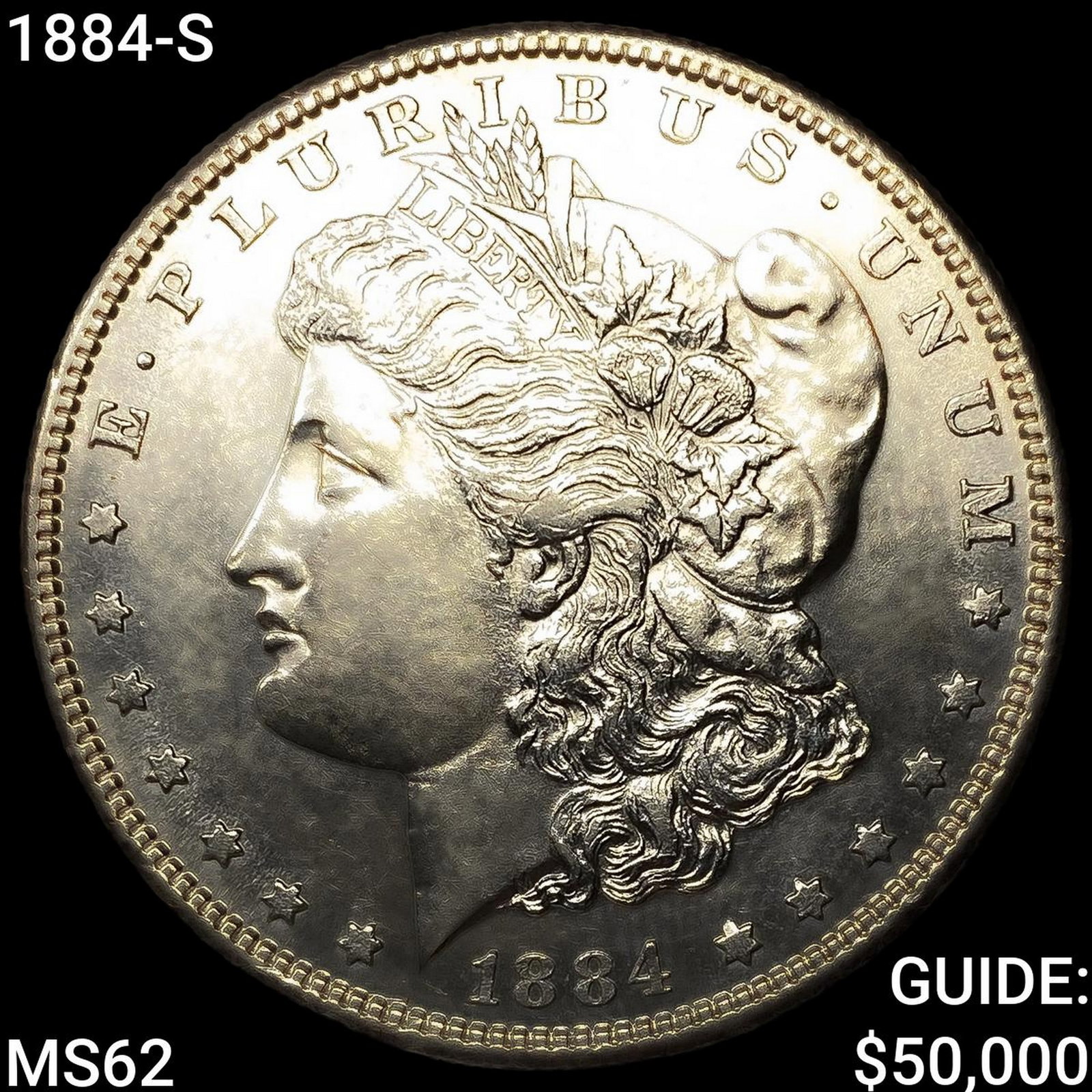 1884-S Morgan Silver Dollar: 1884-S Morgan Silver Dollar
