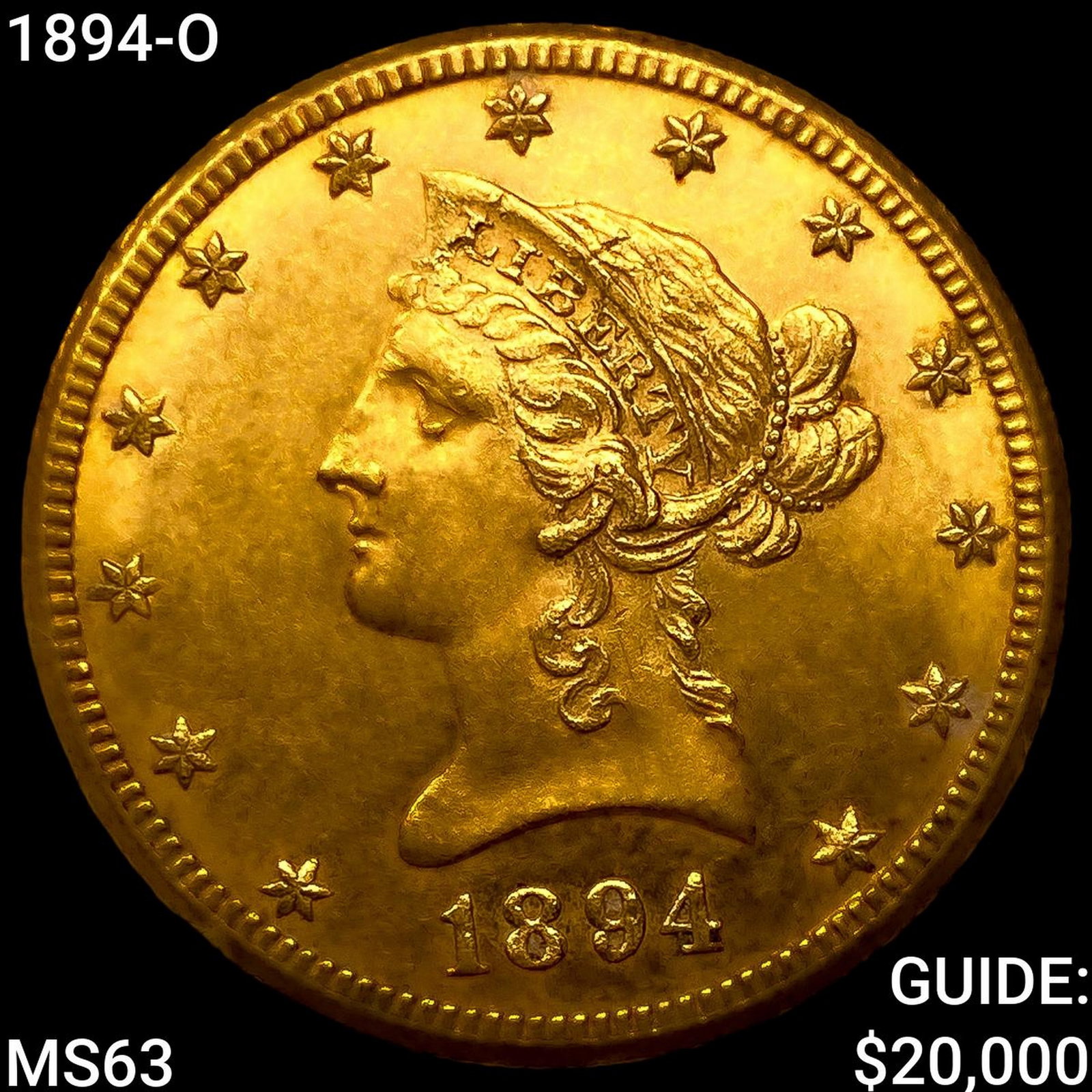 1894-O $10 Gold Eagle (1 of 2)
