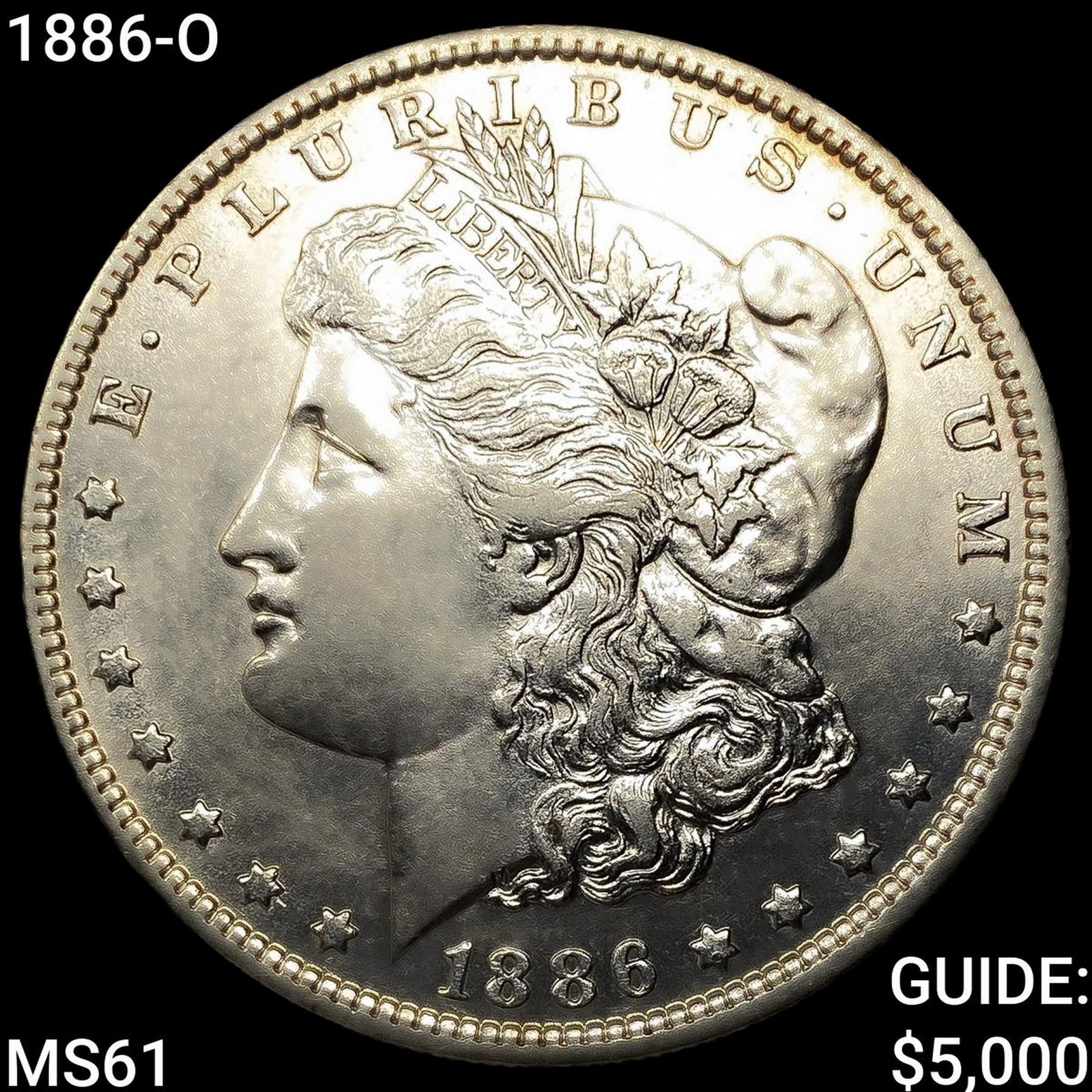 1886-O Morgan Silver Dollar: 1886-O Morgan Silver Dollar