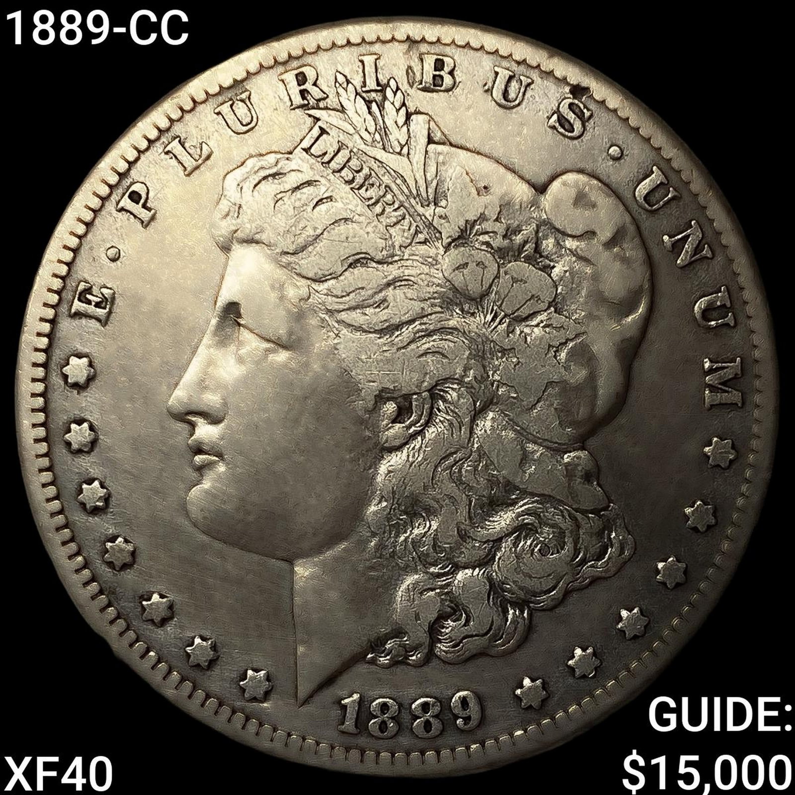 1889-CC Morgan Silver Dollar (1 of 2)