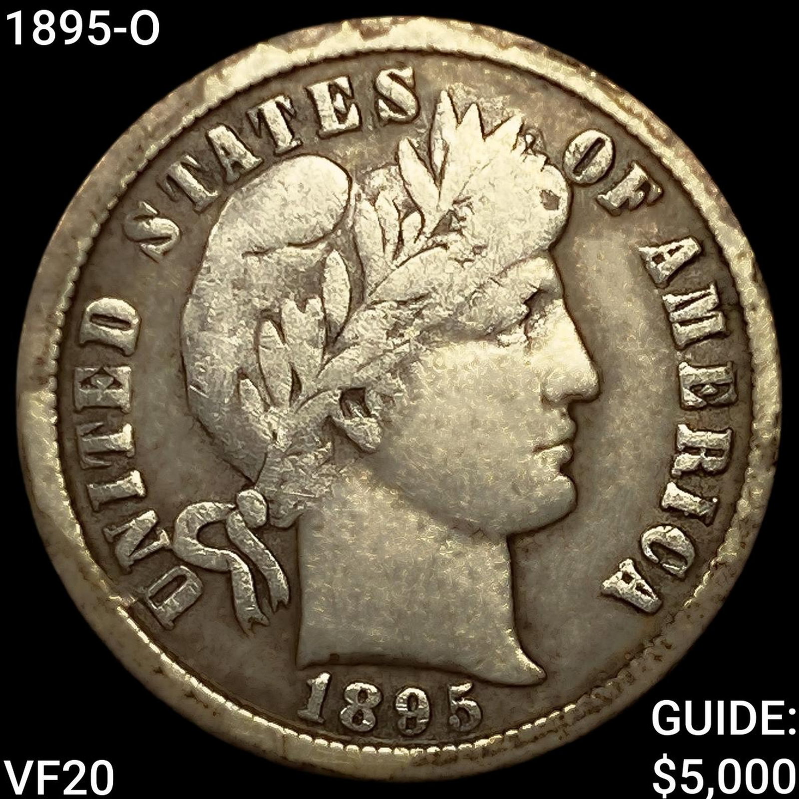 1895-O Barber Dime (1 of 2)