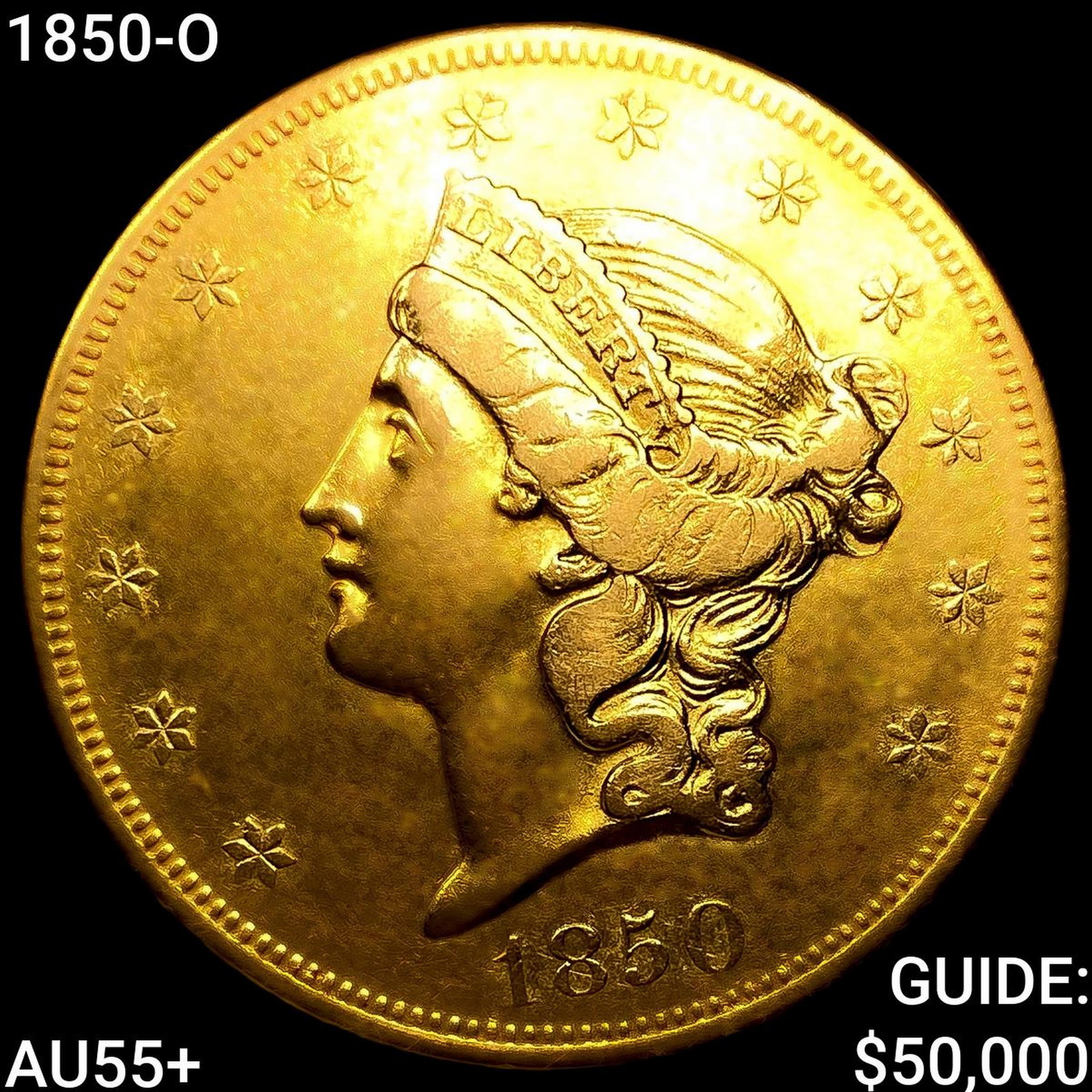 1850-O $20 Gold Double Eagle (1 of 2)