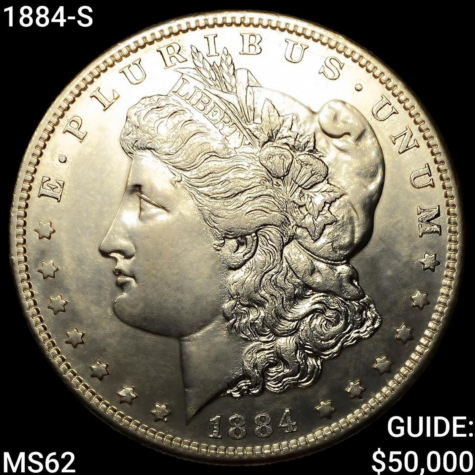 1884-S Morgan Silver Dollar: 1884-S Morgan Silver Dollar