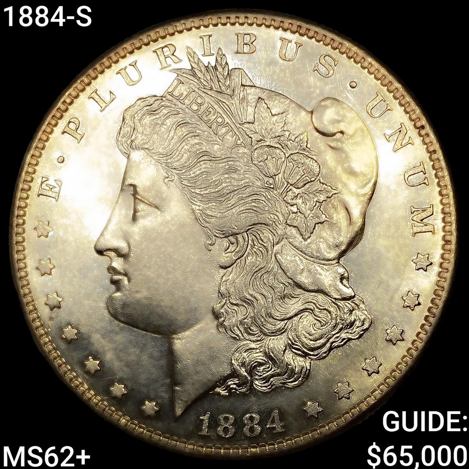 1884-S Morgan Silver Dollar: 1884-S Morgan Silver Dollar