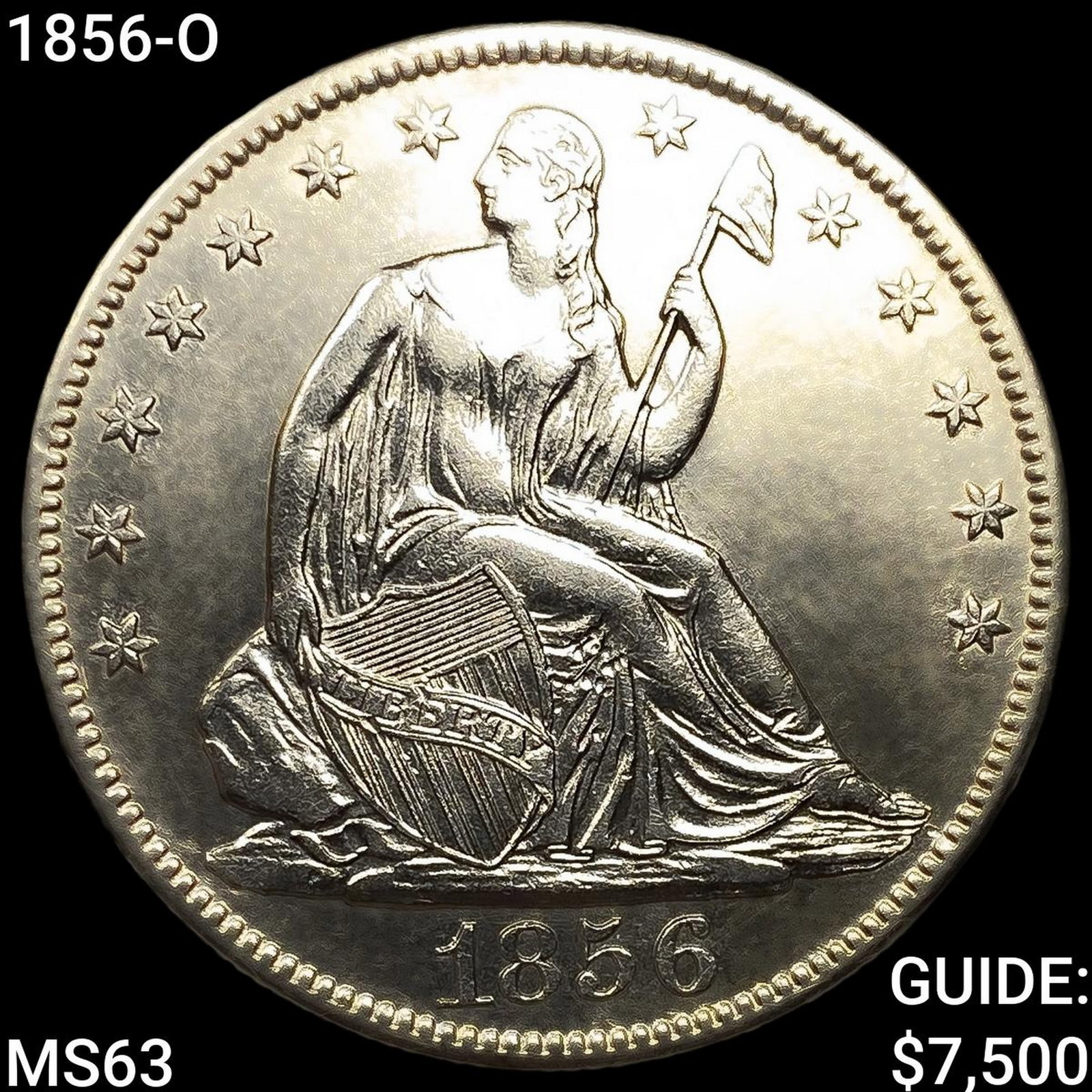 1856-O Seated Liberty Half Dollar (1 of 2)