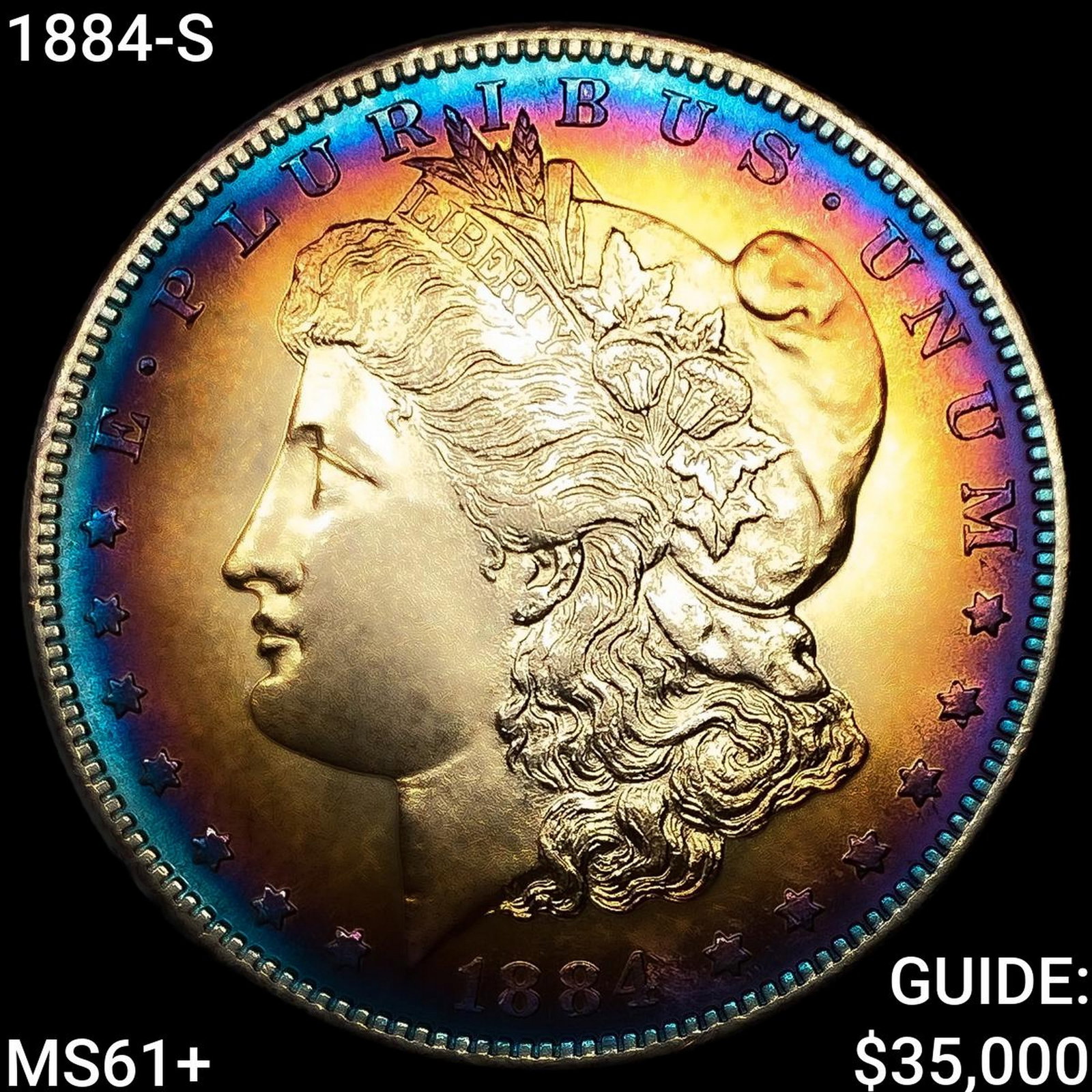 1884-S Morgan Silver Dollar: 1884-S Morgan Silver Dollar