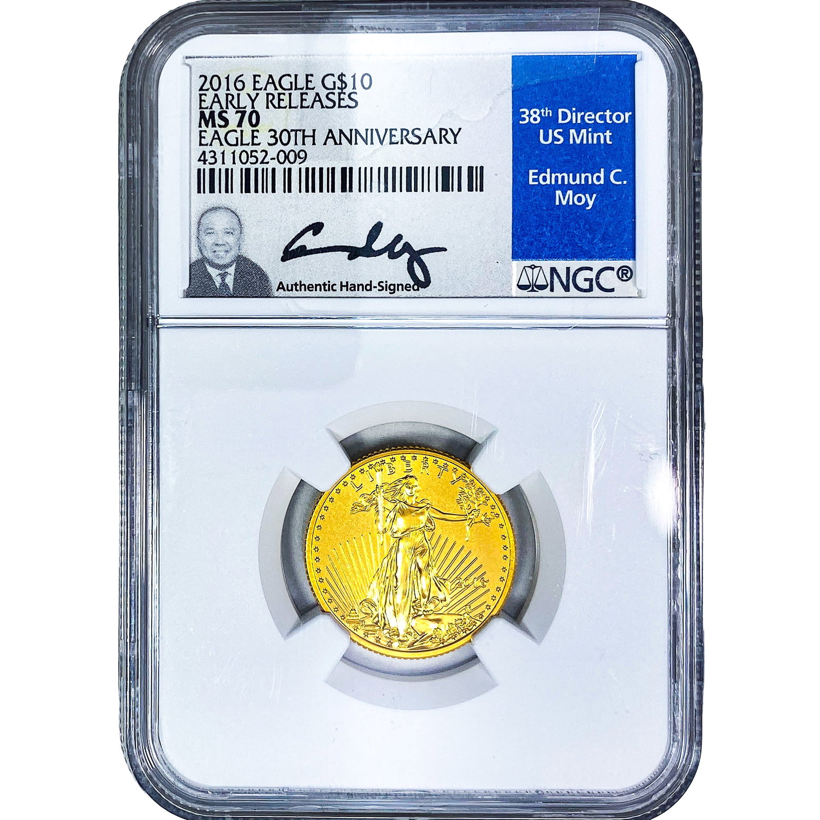 2016 $10 Gold American Eagle 1/4oz NGC MS70 (1 of 4)