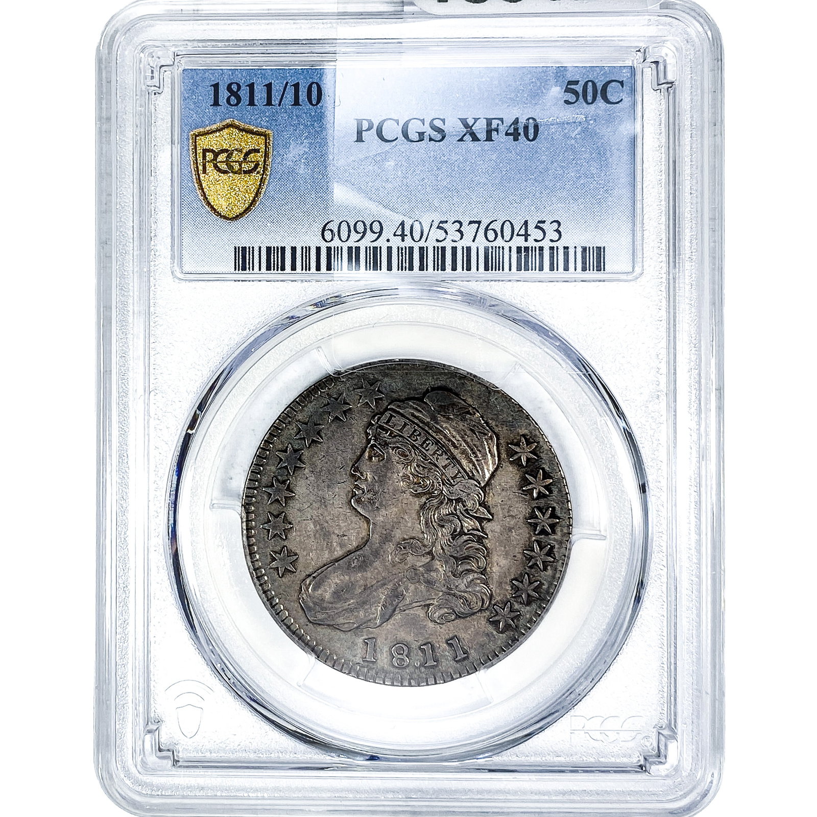 1811/10 Capped Bust Half Dollar PCGS XF40 (1 of 4)
