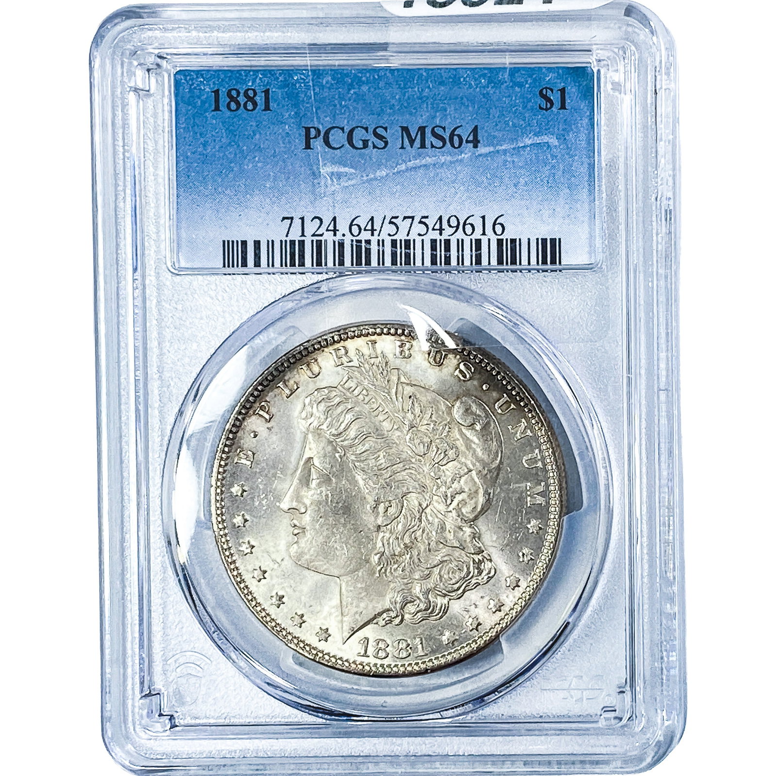 1881 Morgan Silver Dollar PCGS MS64: 1881 Morgan Silver Dollar PCGS MS64