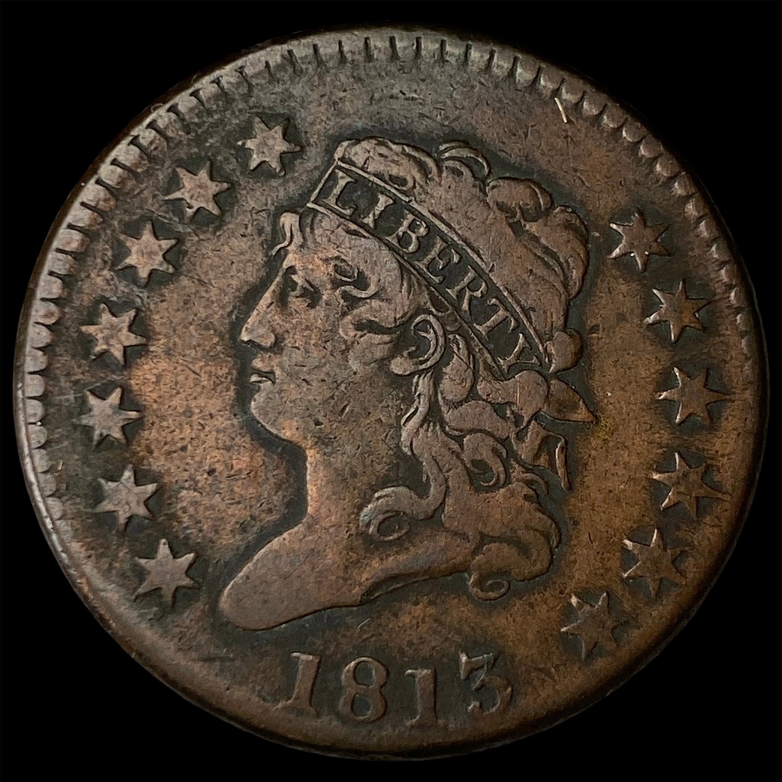 1813 Classic Head Large Cent HIGH GRADE (1 of 2)