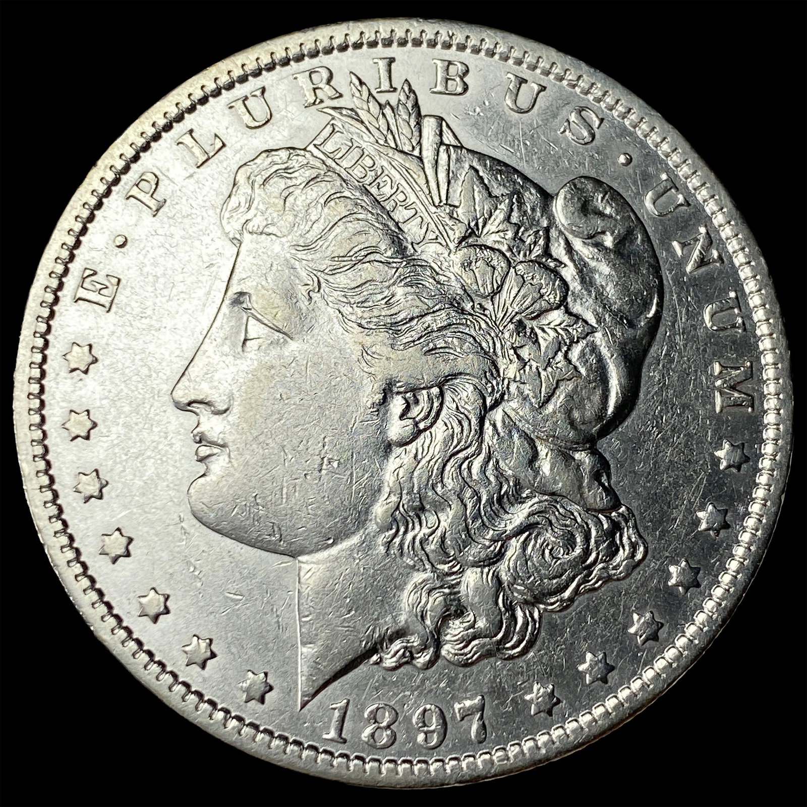 1897-O Silver Morgan Dollar ABOUT UNCIRCULATED: 1897-O Silver Morgan Dollar ABOUT UNCIRCULATED
