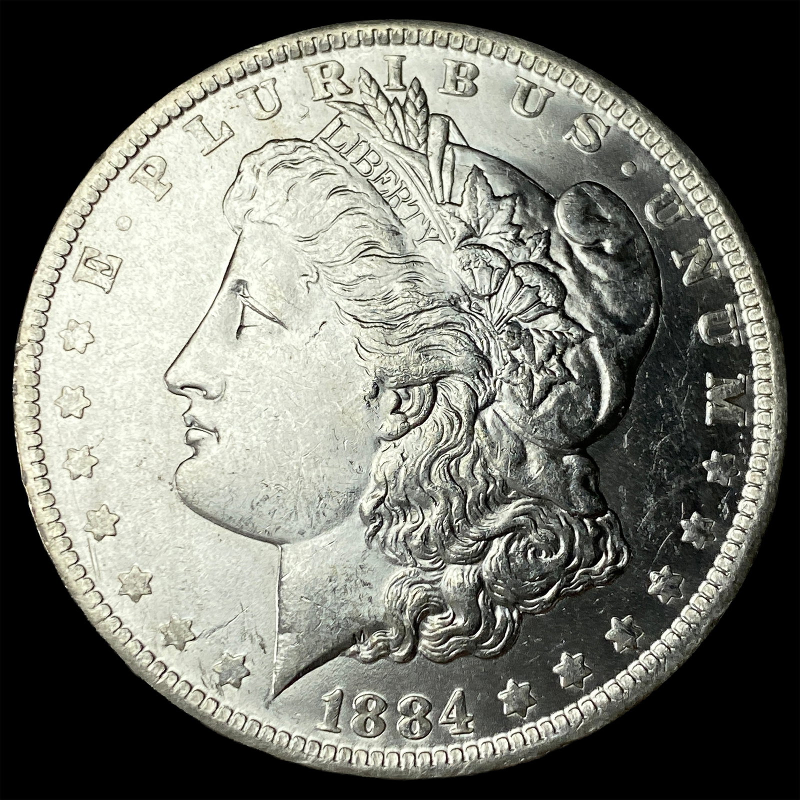 1884-O Silver Morgan Dollar SUPERB GEM BU: 1884-O Silver Morgan Dollar SUPERB GEM BU