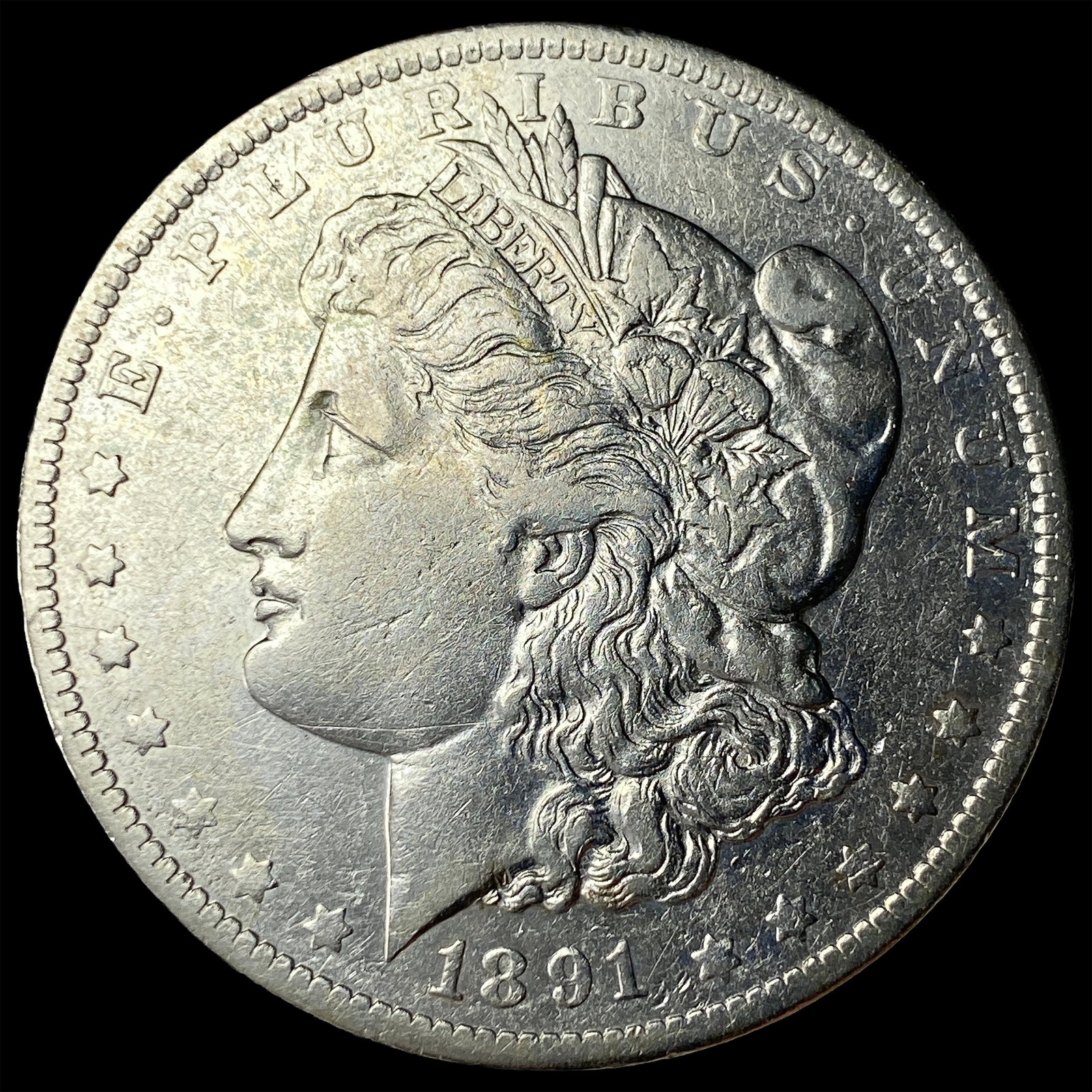 1891-O Silver Morgan Dollar CLOSELY UNCIRCULATED: 1891-O Silver Morgan Dollar CLOSELY UNCIRCULATED