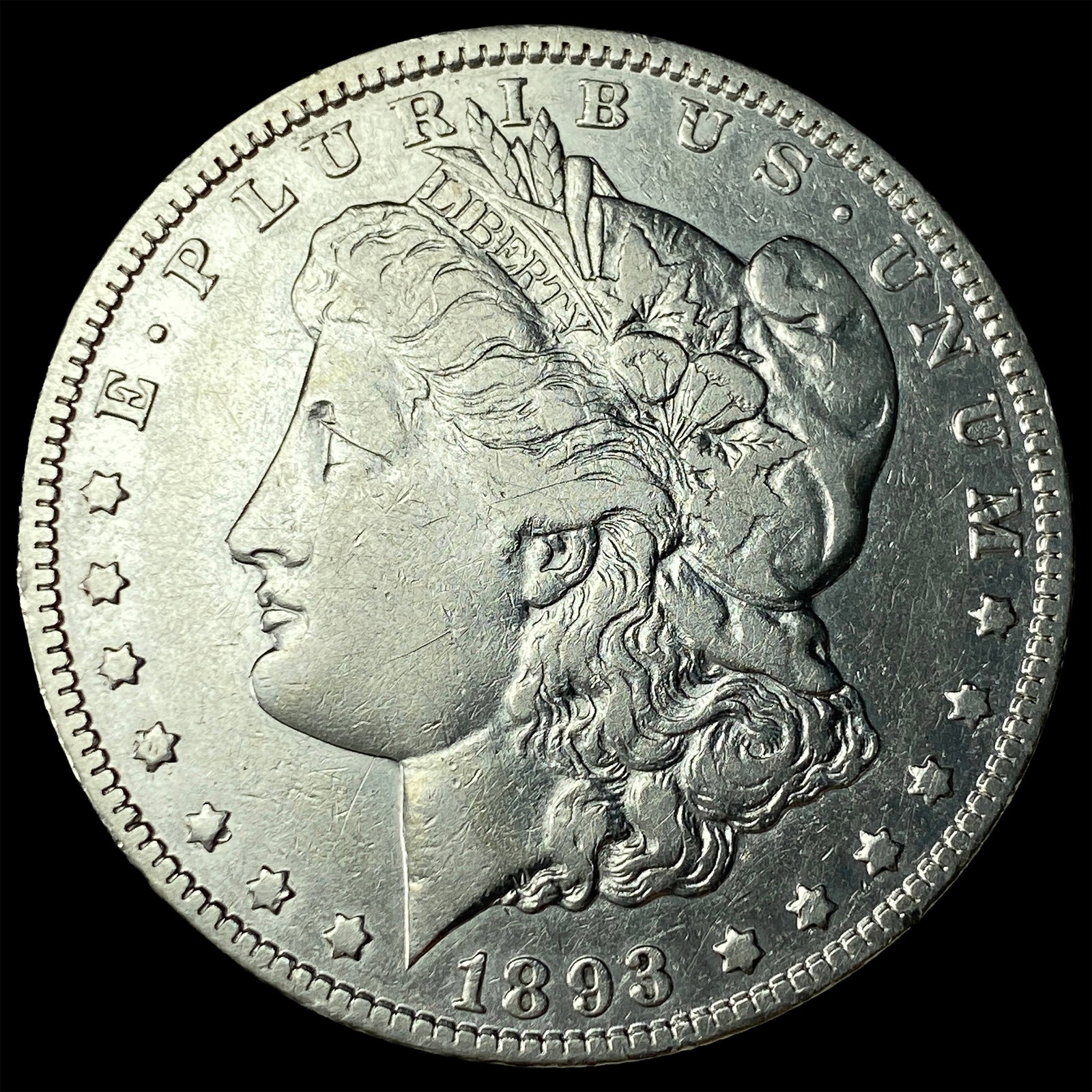 1893-O Silver Morgan Dollar LIGHTLY CIRCULATED (1 of 2)