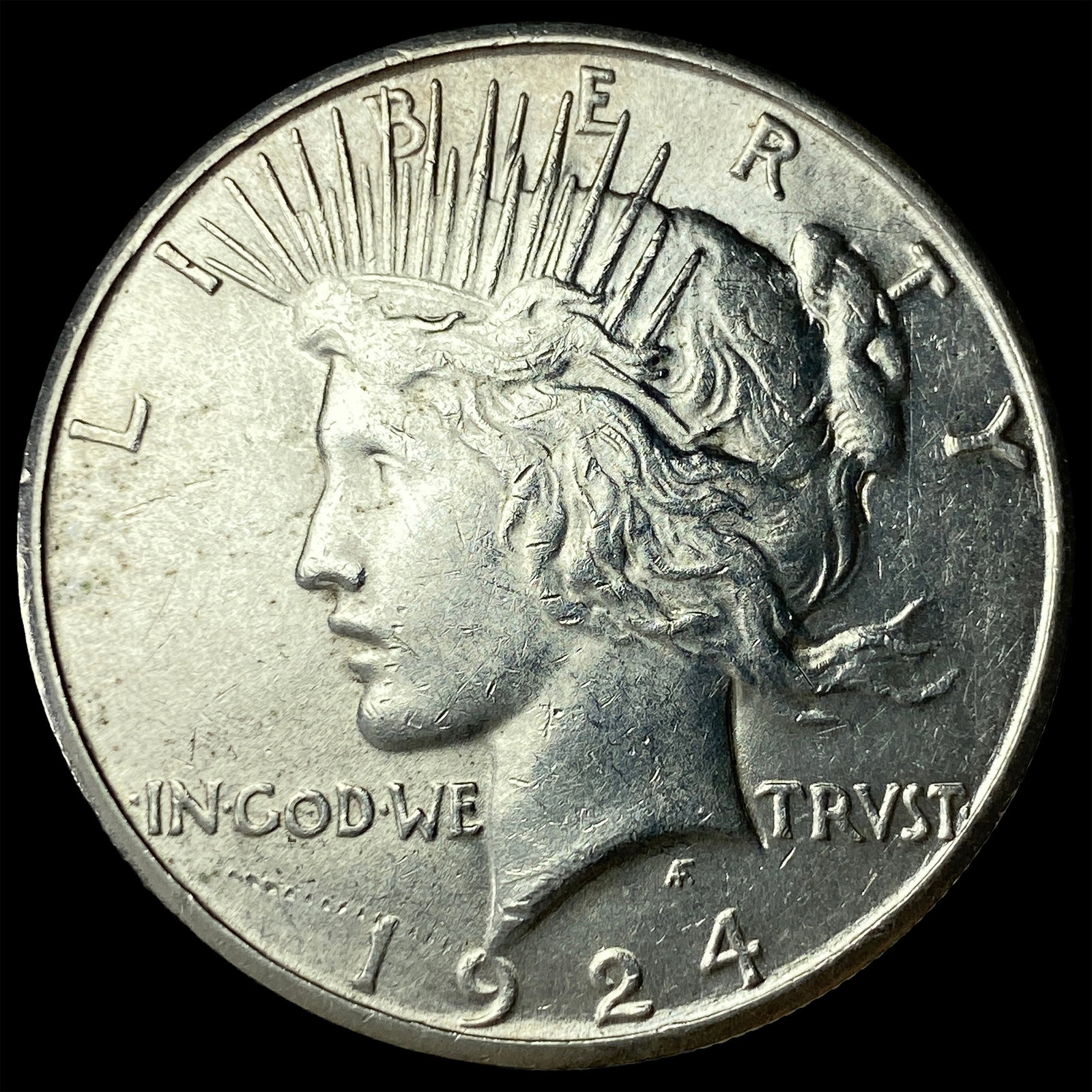 1924-S Silver Peace Dollar UNCIRCULATED: 1924-S Silver Peace Dollar UNCIRCULATED