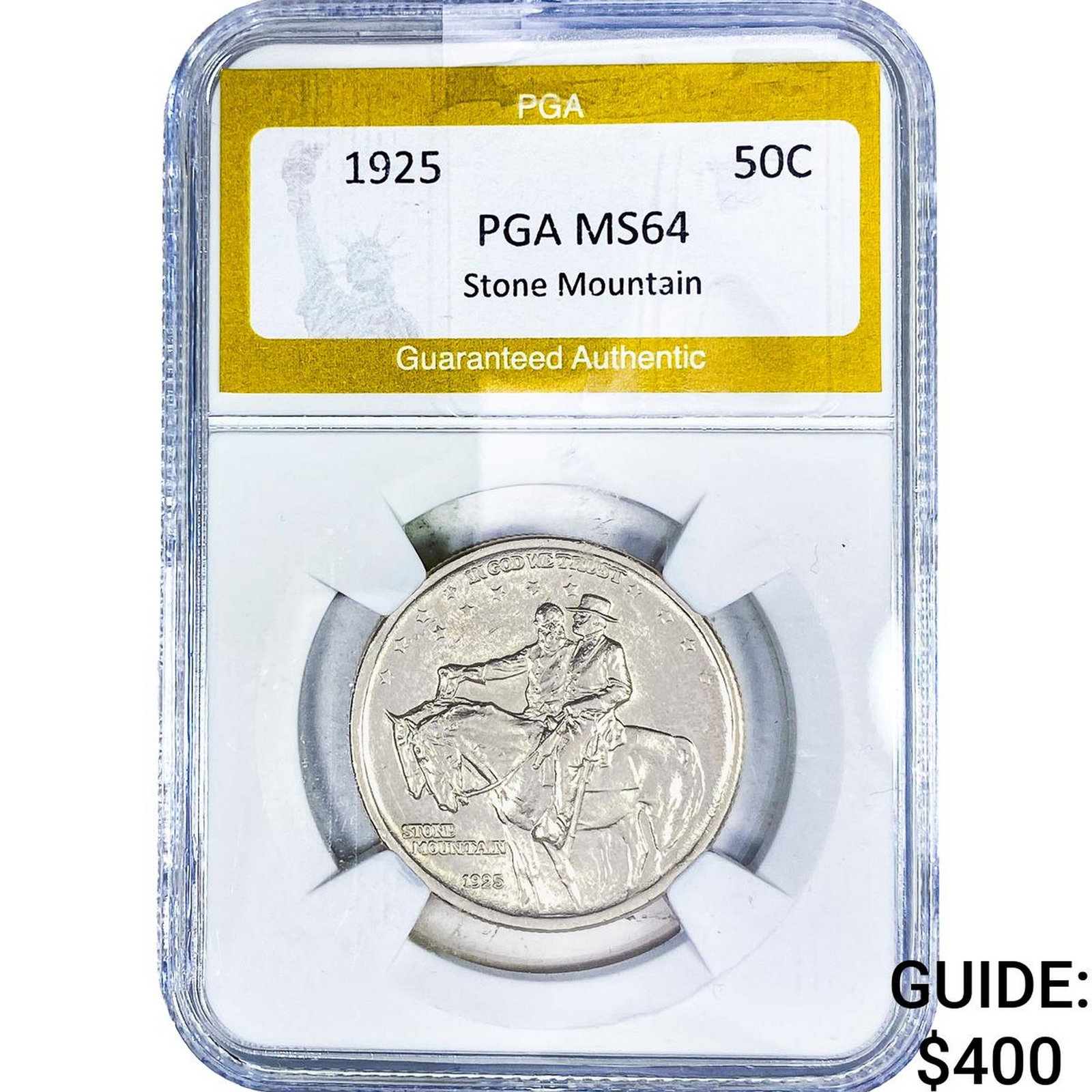 1925 Stone Mountain Half Dollar PGA MS64 (1 of 2)