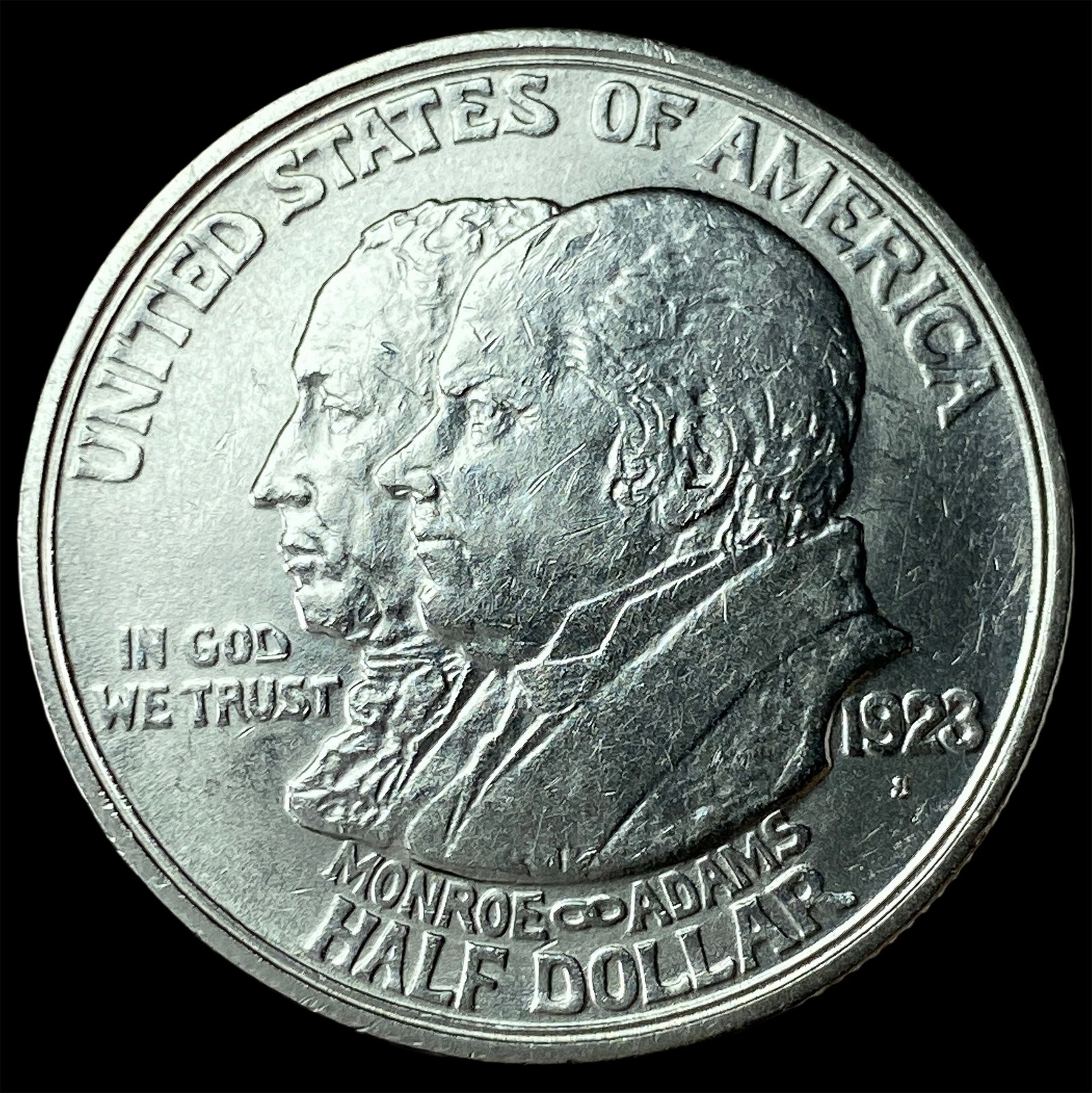 1923 Silver Monroe Doctrine Centennial Half Dollar UNCIRCULATED (1 of 2)